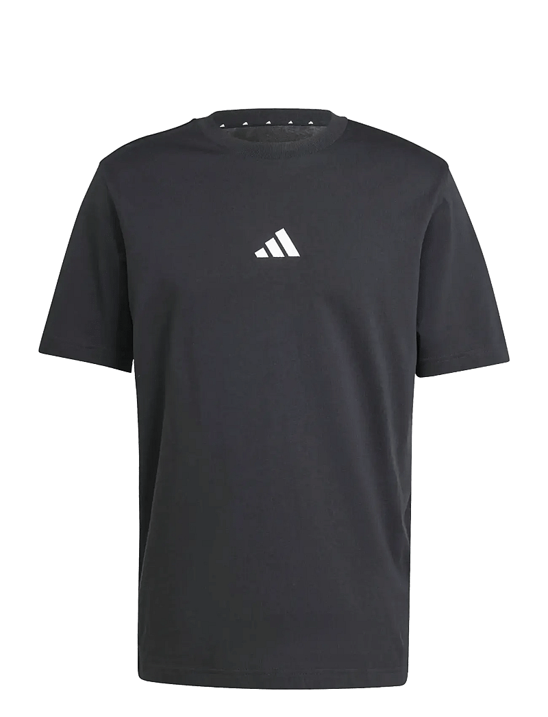 adidas Sportswear - M SL SJ T - t-shirts - black/white - 1