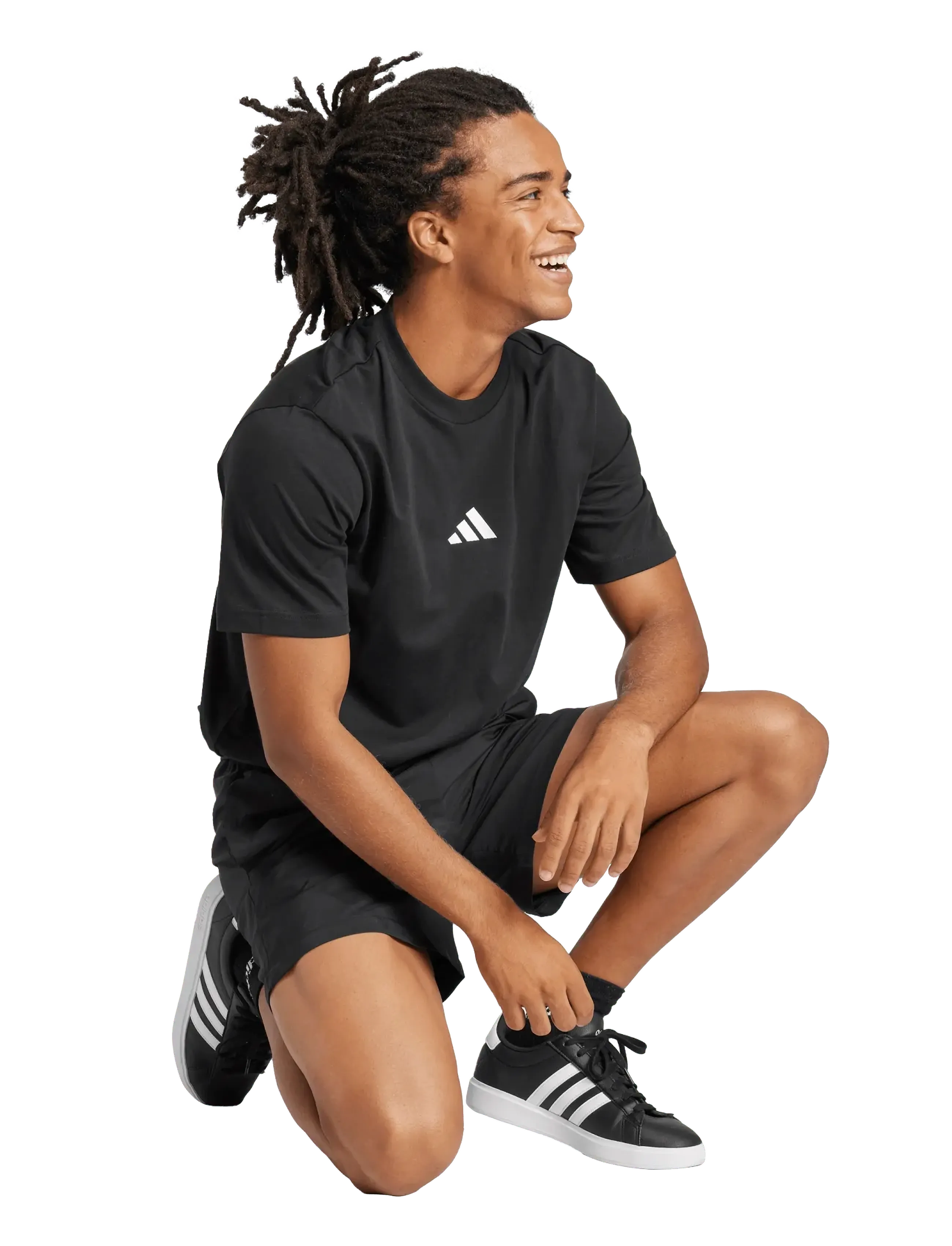 adidas Sportswear M SL SJ T - Bestsellere - BLACK/WHITE / black