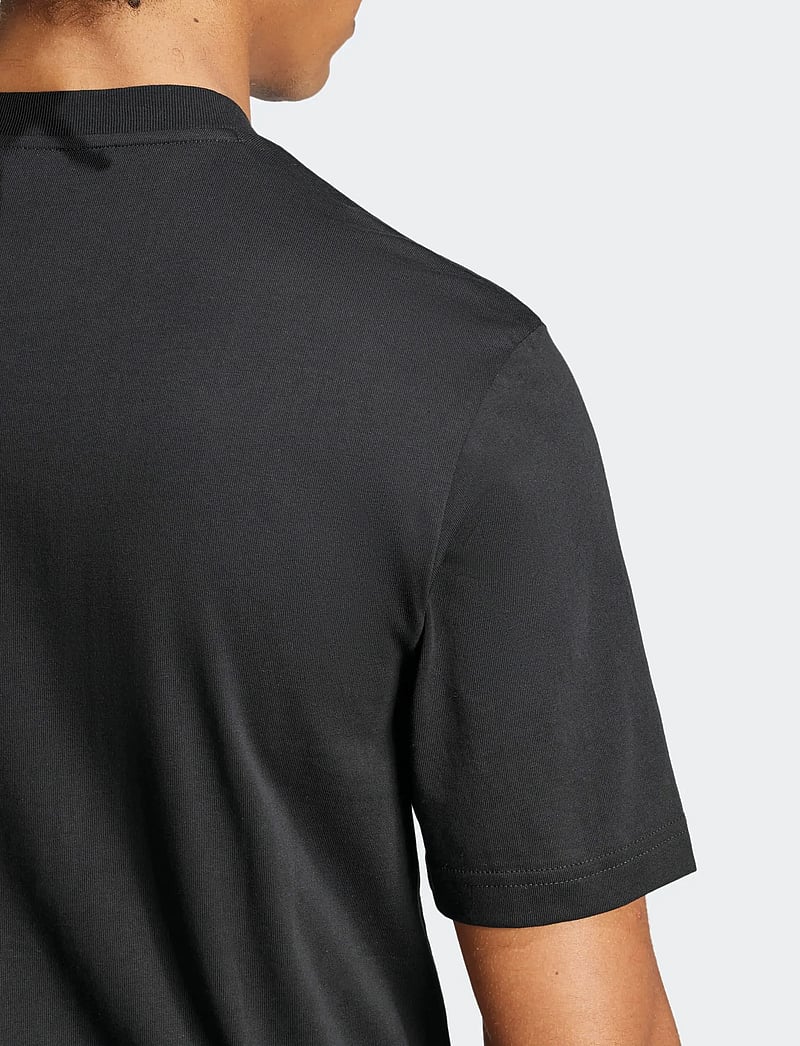 adidas Sportswear - M SL SJ T - t-shirts - black/white - 3