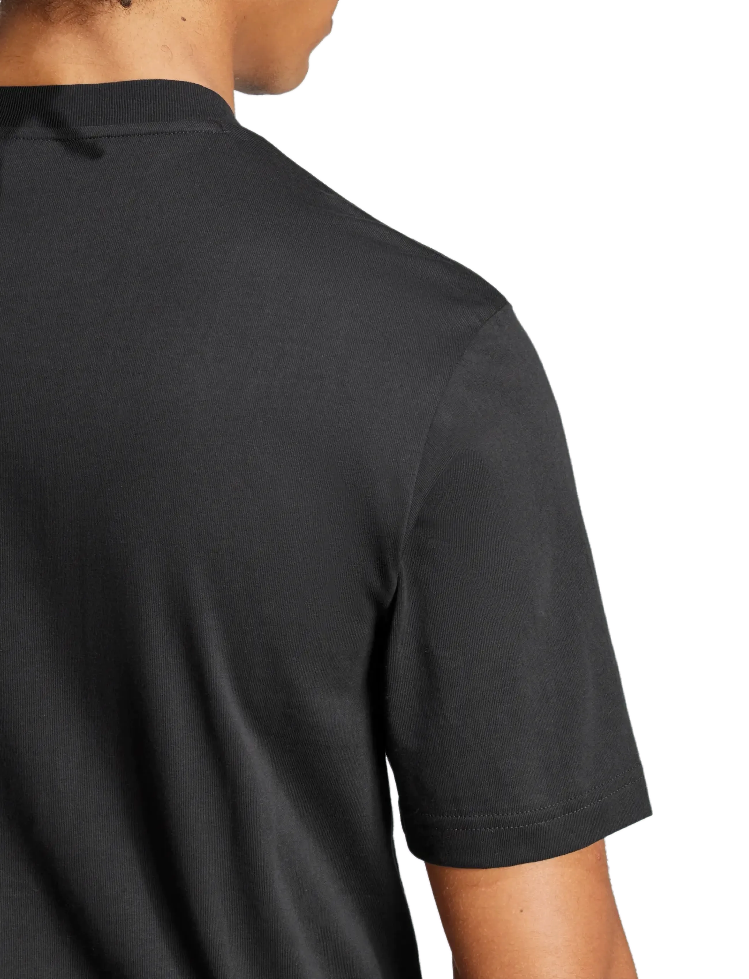 adidas Sportswear - M SL SJ T - t-shirts - black/white - 5