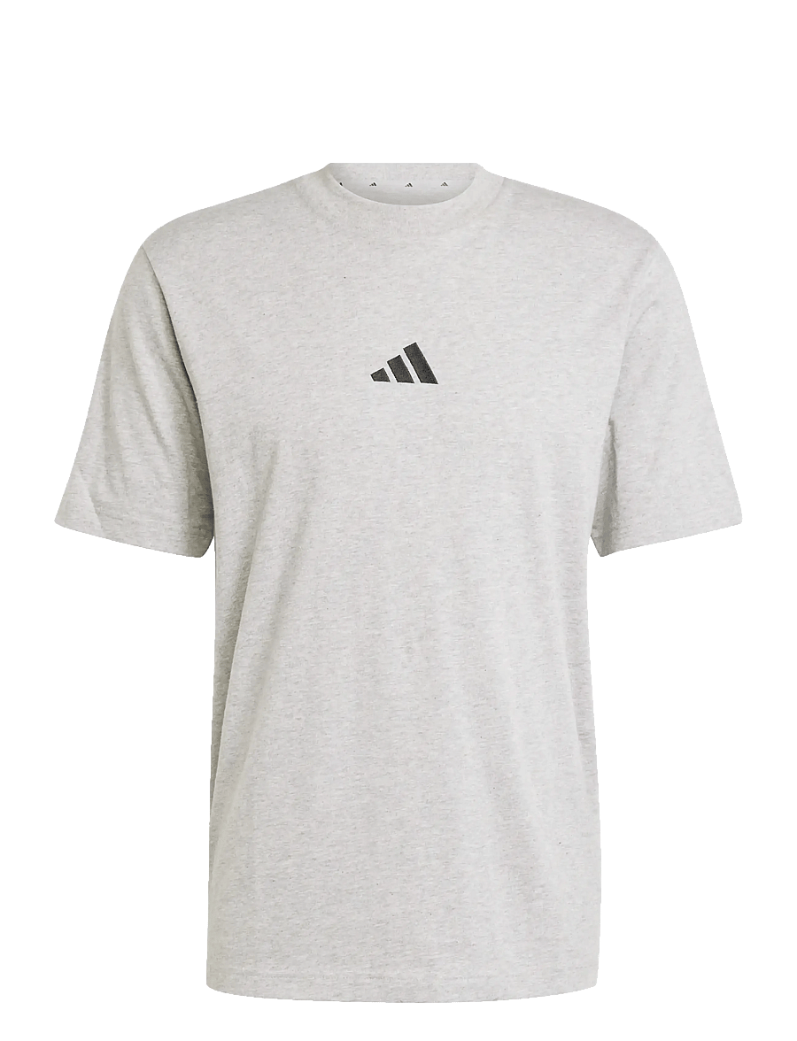 adidas Sportswear - M SL SJ T - oberteile & t-shirts - mgreyh/black - 1