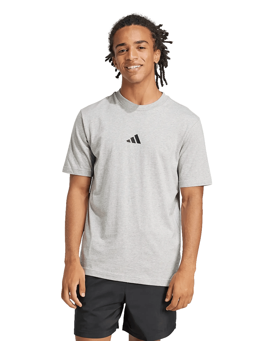 adidas Sportswear - M SL SJ T - oberteile & t-shirts - mgreyh/black - 3