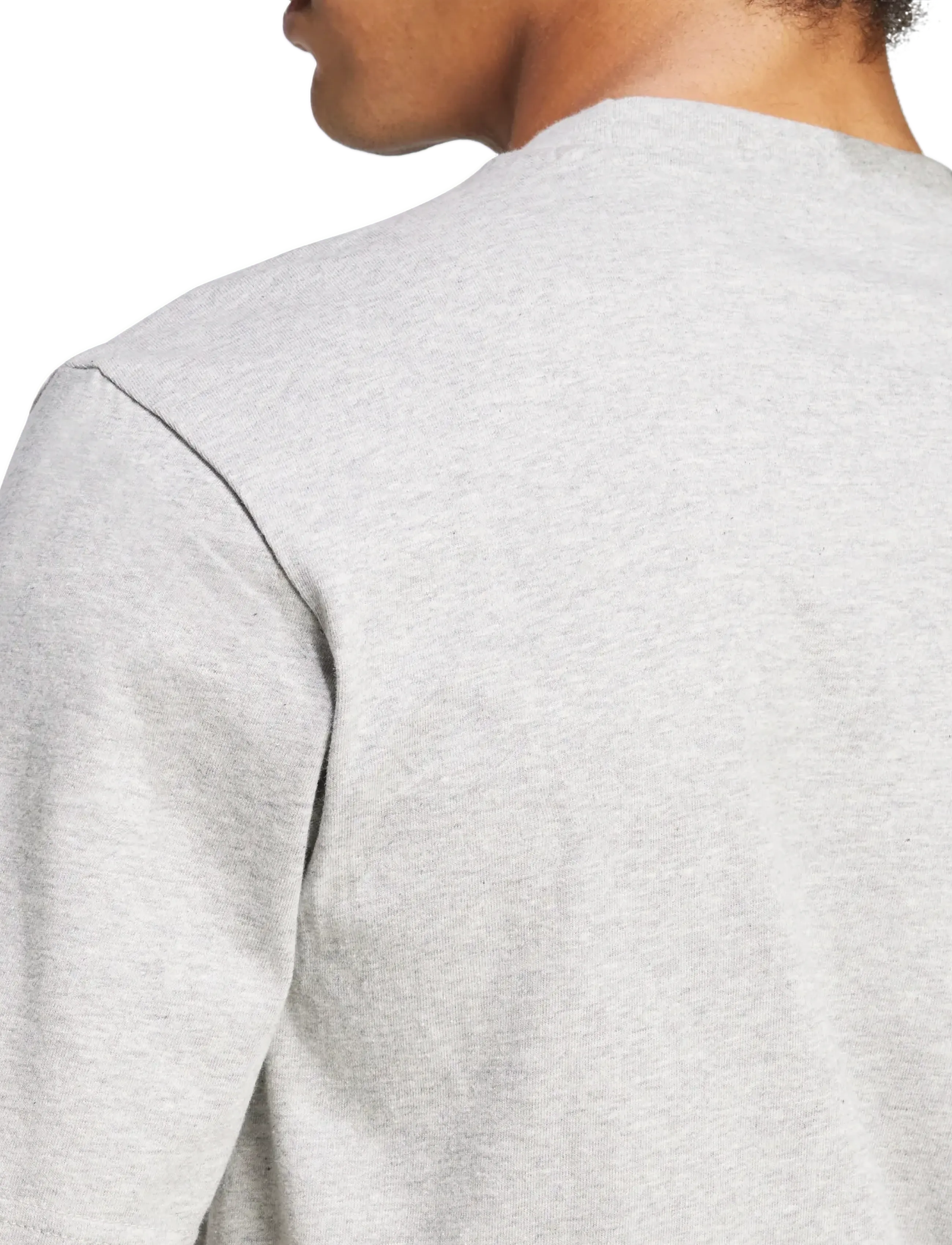 adidas Sportswear - M SL SJ T - t-shirts - mgreyh/black - 5
