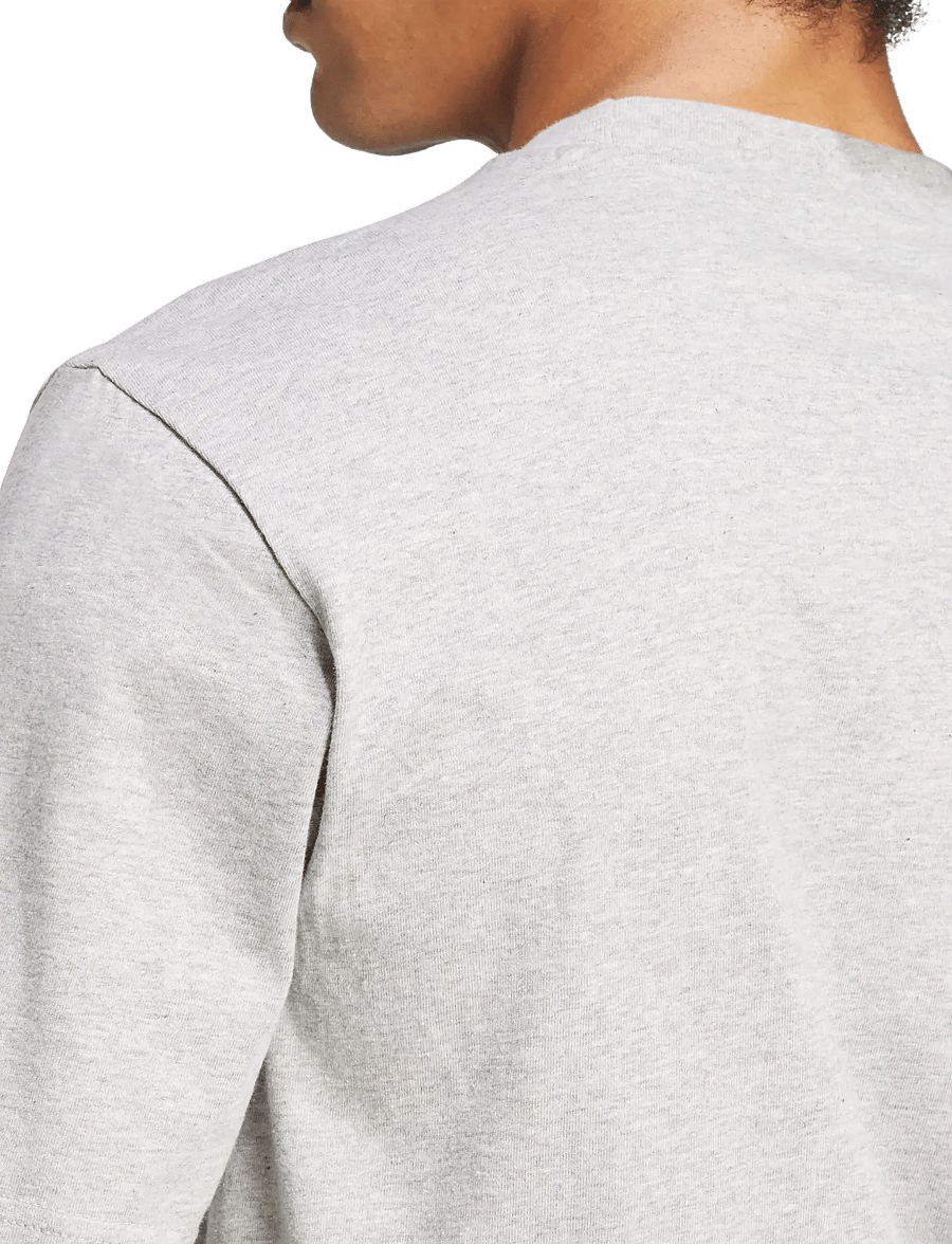 adidas Sportswear - M SL SJ T - oberteile & t-shirts - mgreyh/black - 5