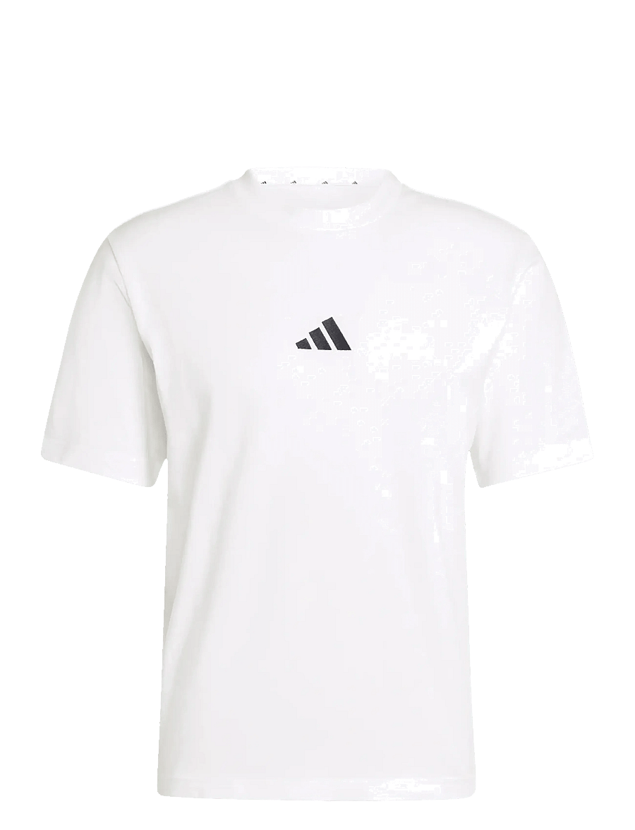 adidas Sportswear - M SL SJ T - koszulki i t-shirty - white/black - 1