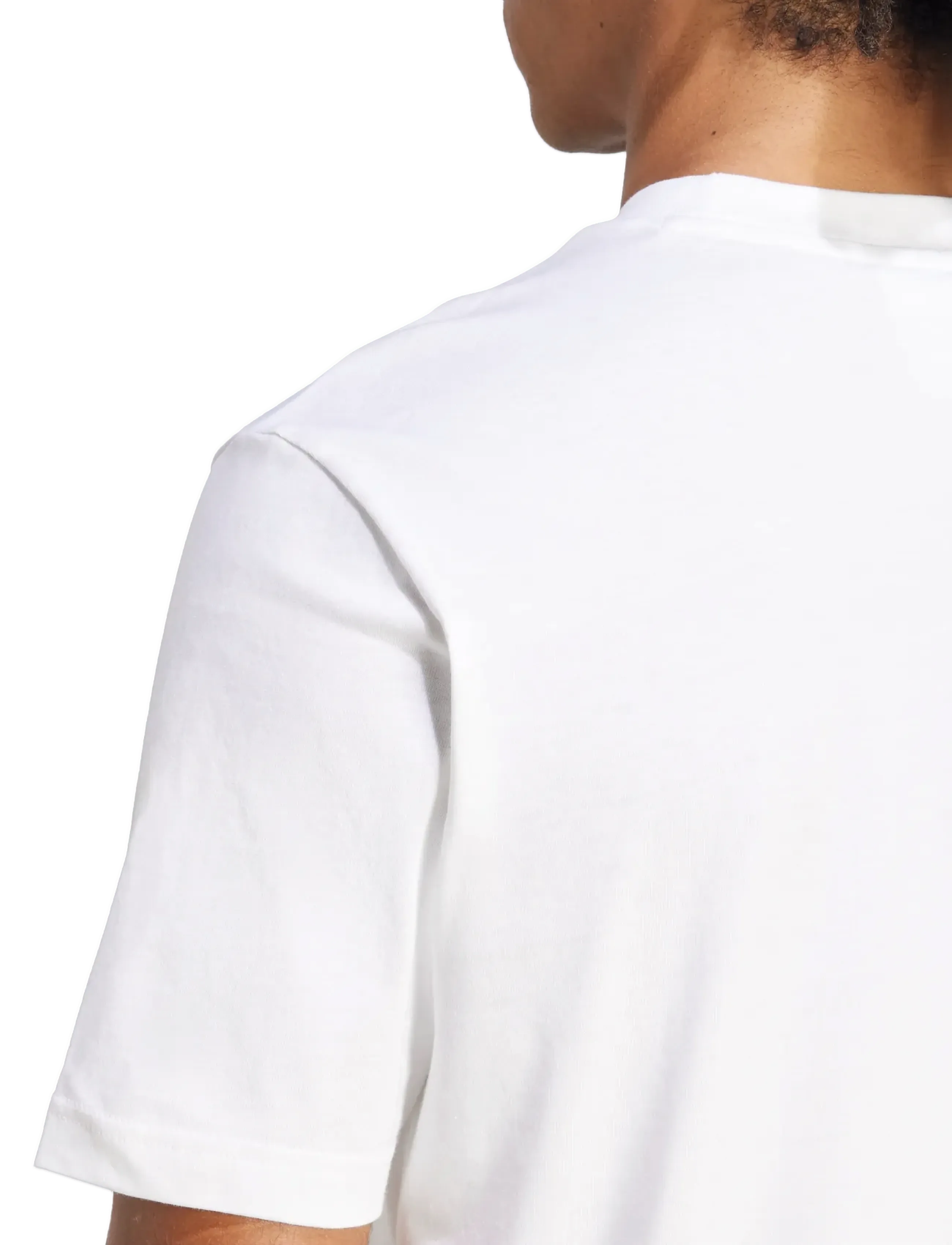 adidas Sportswear - M SL SJ T - t-shirts - white/black - 4