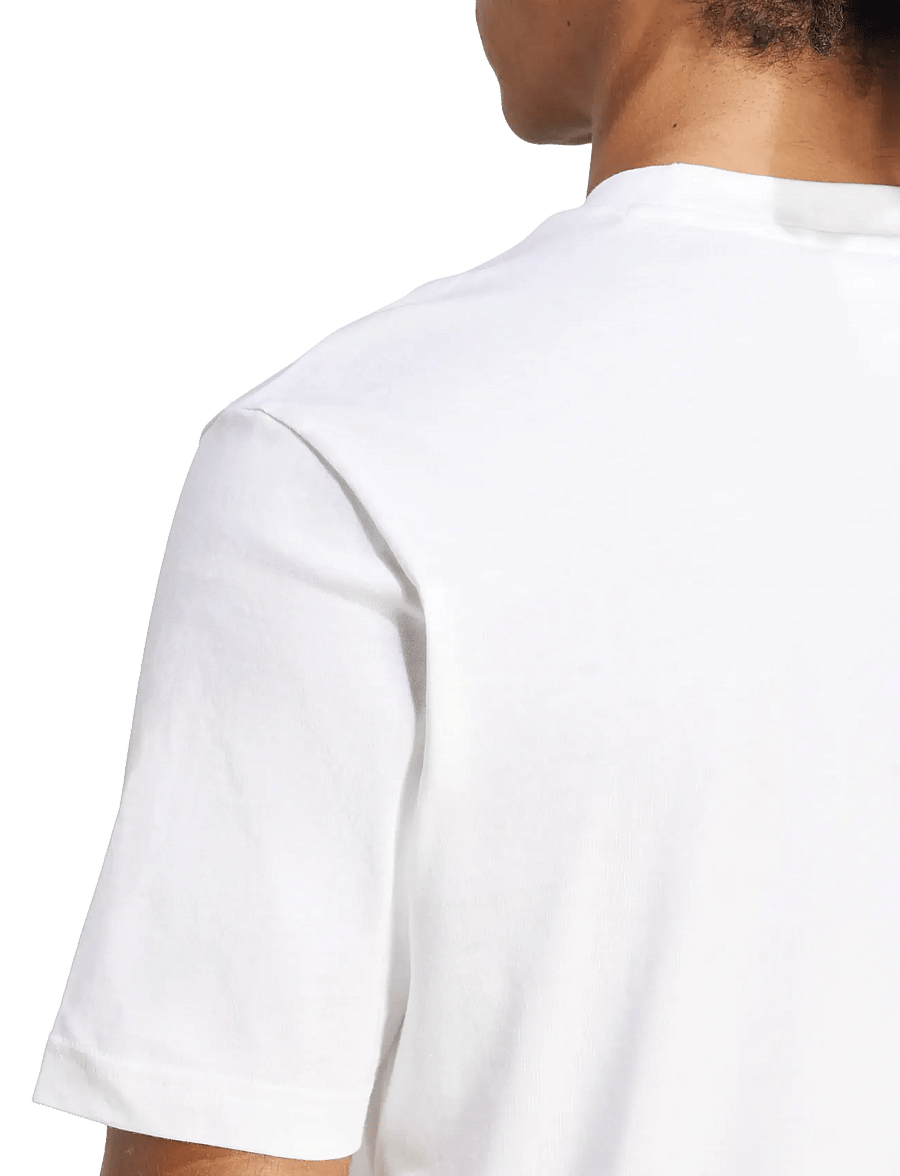 adidas Sportswear - M SL SJ T - koszulki i t-shirty - white/black - 4