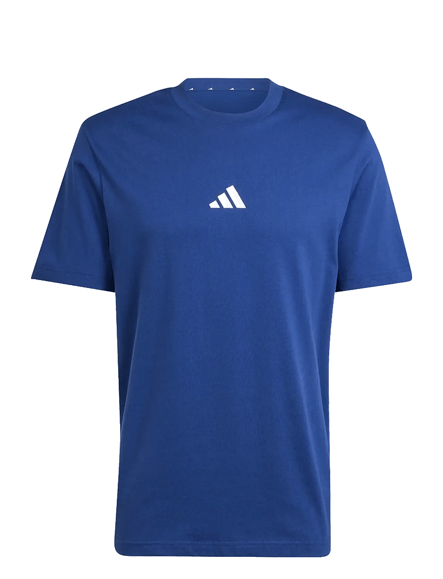 adidas Sportswear - M SL SJ T - oberteile & t-shirts - dkblue/white - 1