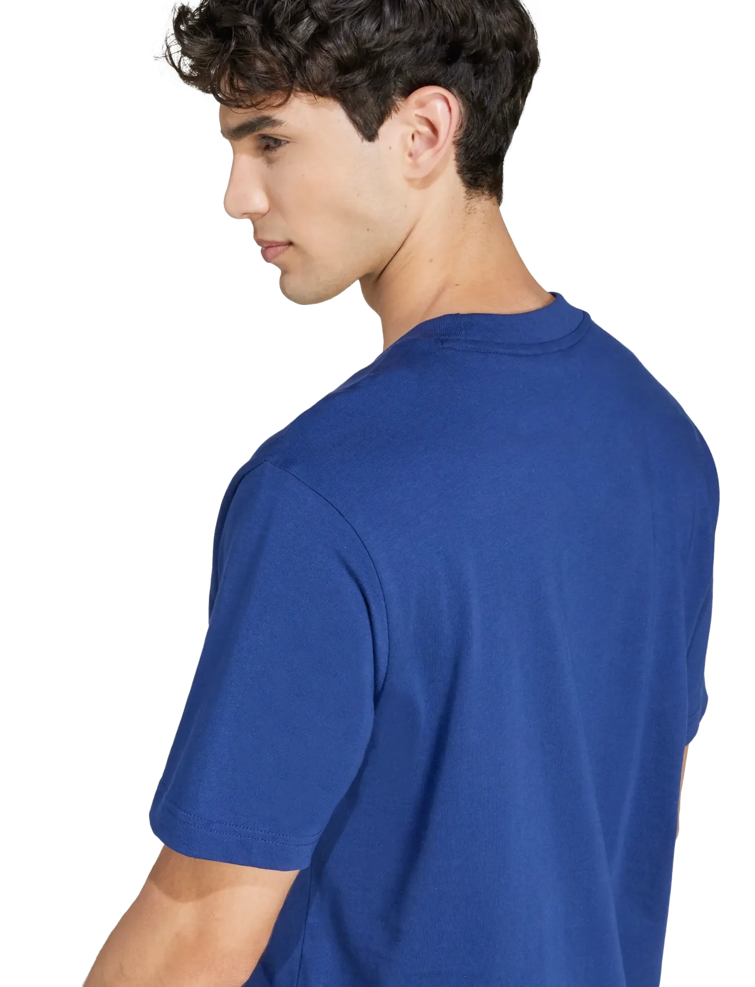 adidas Sportswear - M SL SJ T - t-shirts - dkblue/white - 4