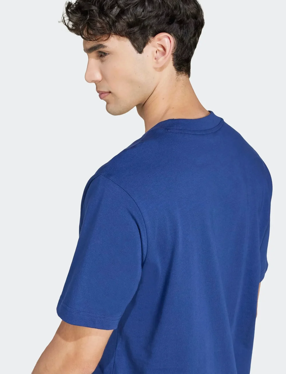 adidas Sportswear - M SL SJ T - t-shirts - dkblue/white - 5