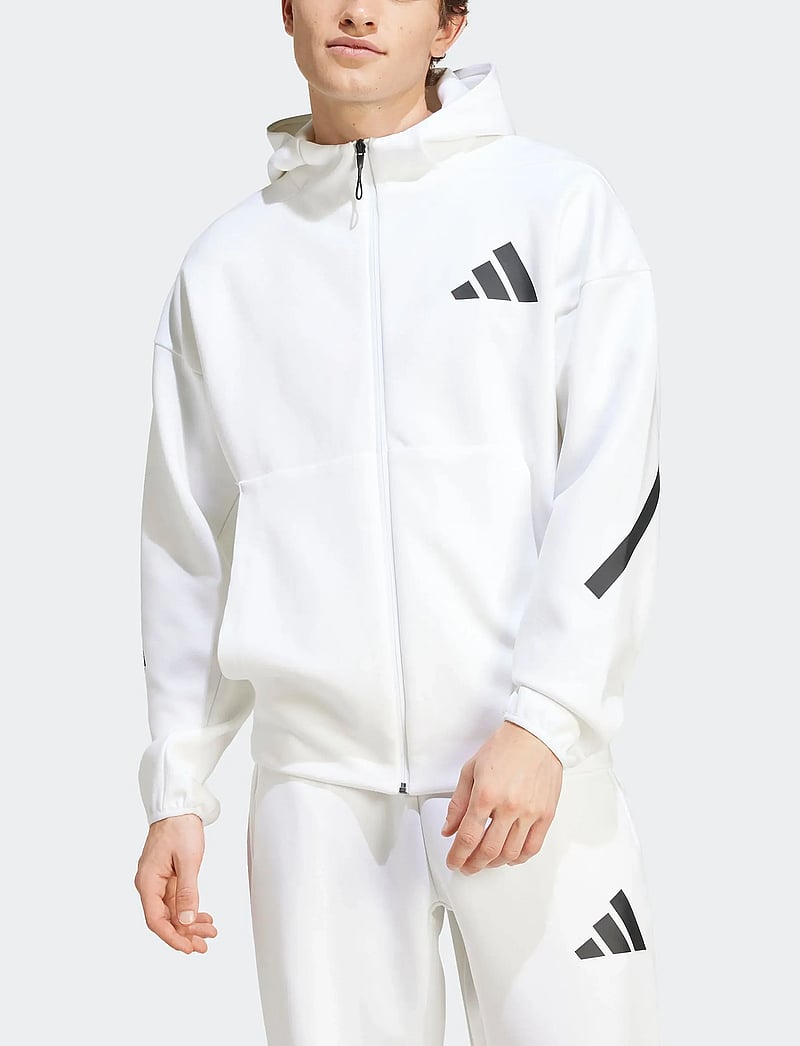 adidas Sportswear - M Z.N.E. FZ - huvtröjor - white - 5
