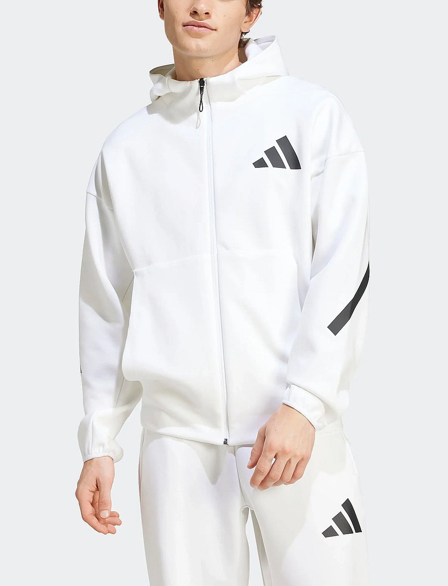adidas Sportswear - M Z.N.E. FZ - fleece & midlayer - white - 5