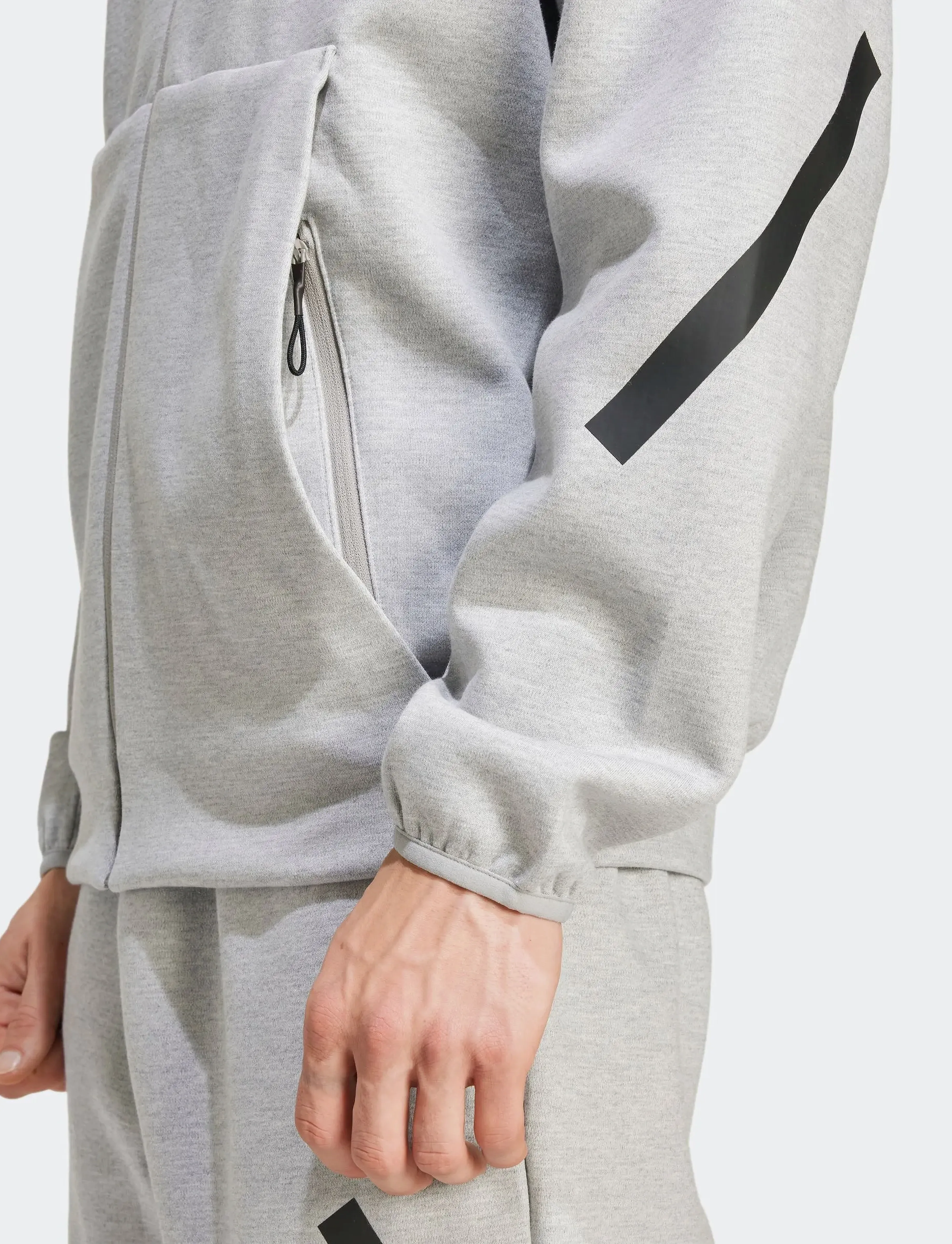 adidas Sportswear - M Z.N.E. FZ - fleece og mellemlag - mgreyh - 4