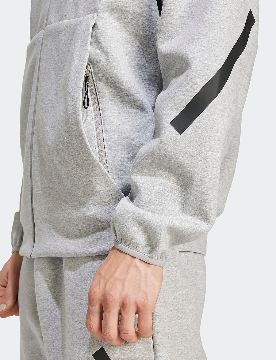adidas Sportswear - M Z.N.E. FZ - fleece og mellemlag - mgreyh - 4