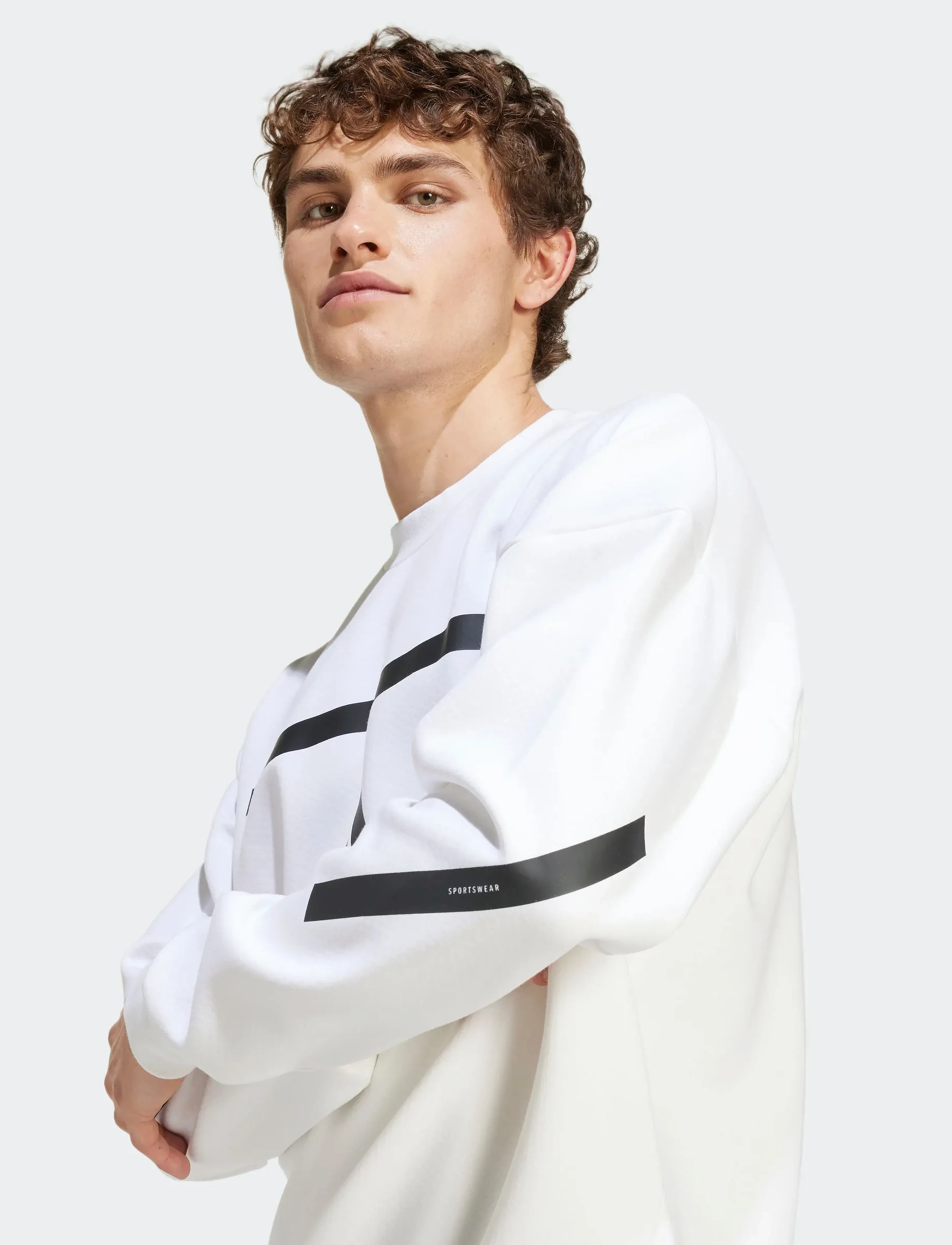 Adidas Sportswear M Z.n.e. Crw sweatshirts herr – bild 4