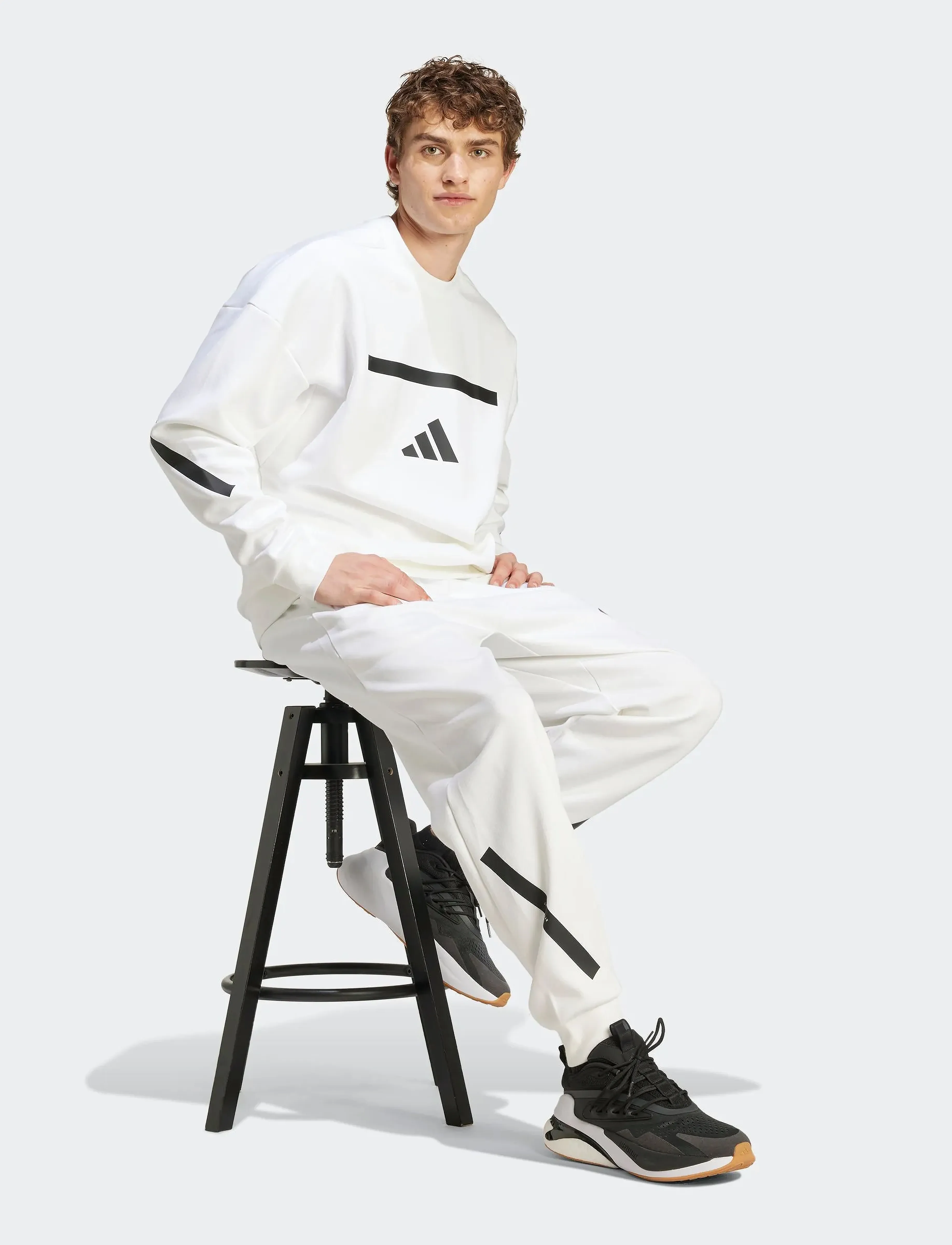 Adidas Sportswear M Z.n.e. Crw sweatshirts herr – bild 5