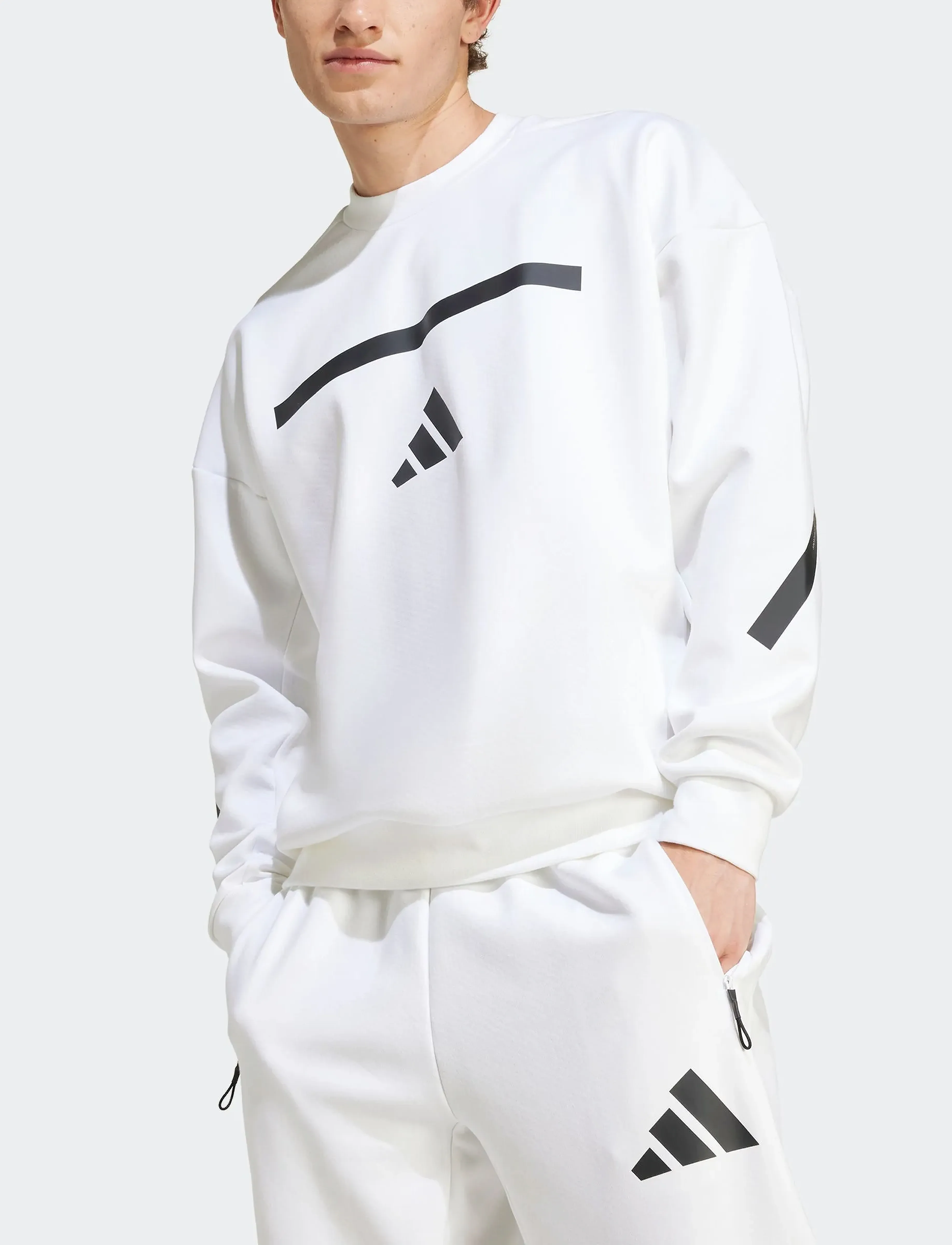 Adidas Sportswear M Z.n.e. Crw sweatshirts herr – bild 7