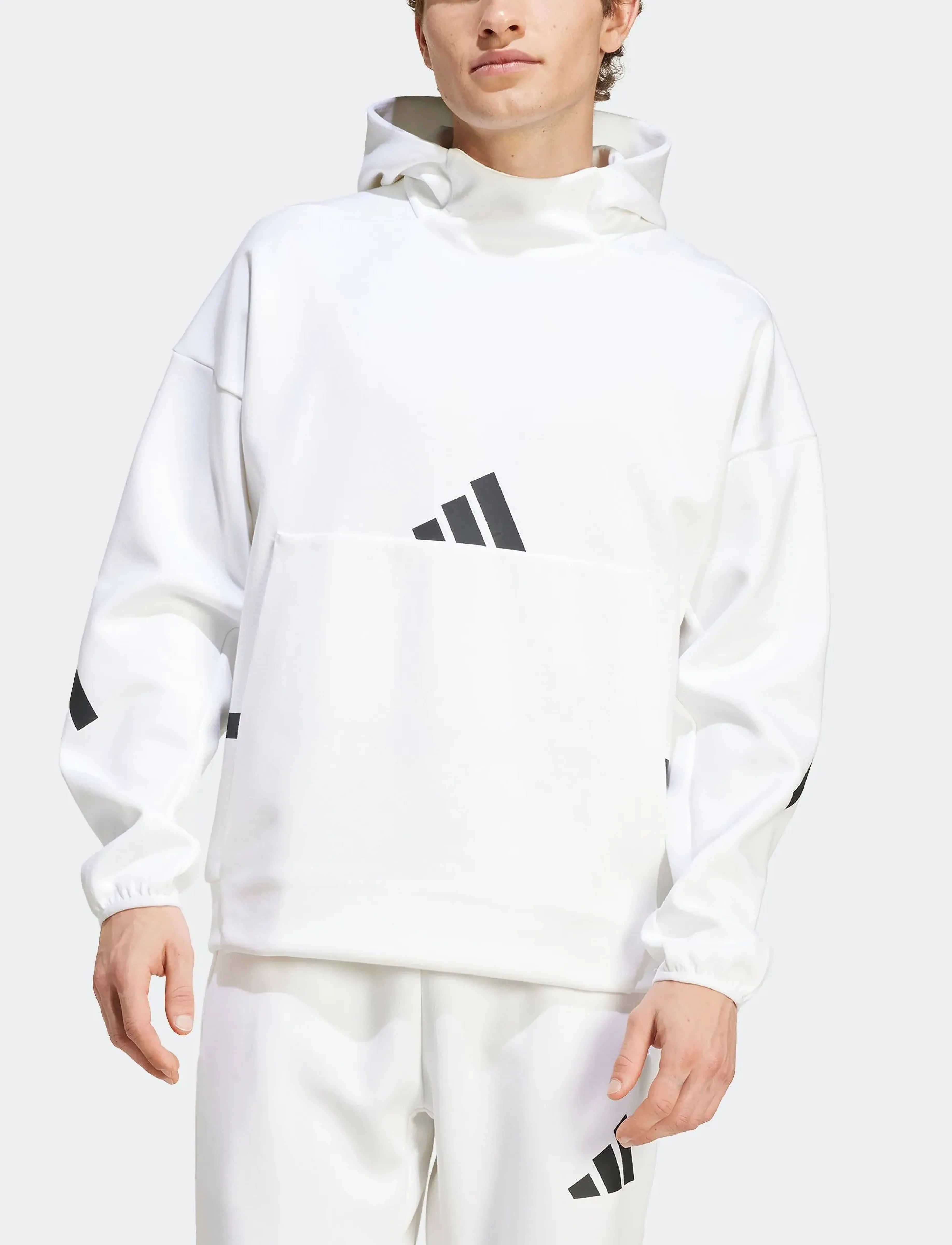 adidas Sportswear M Z.n.e. Hd, Mænd, Hættetrøje, Hvid, Str: S