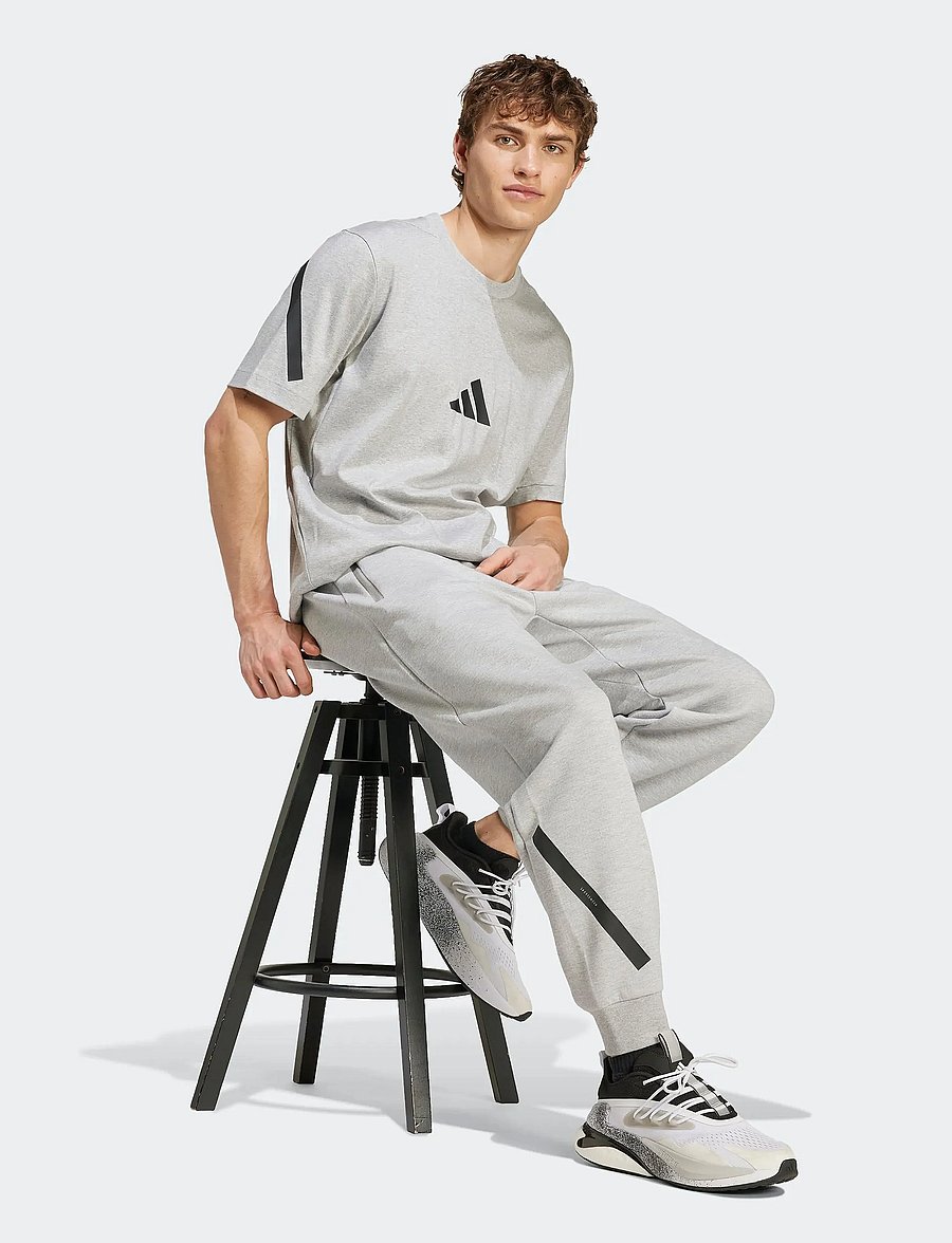 adidas Sportswear - M Z.N.E. TEE - oberteile & t-shirts - mgreyh - 0