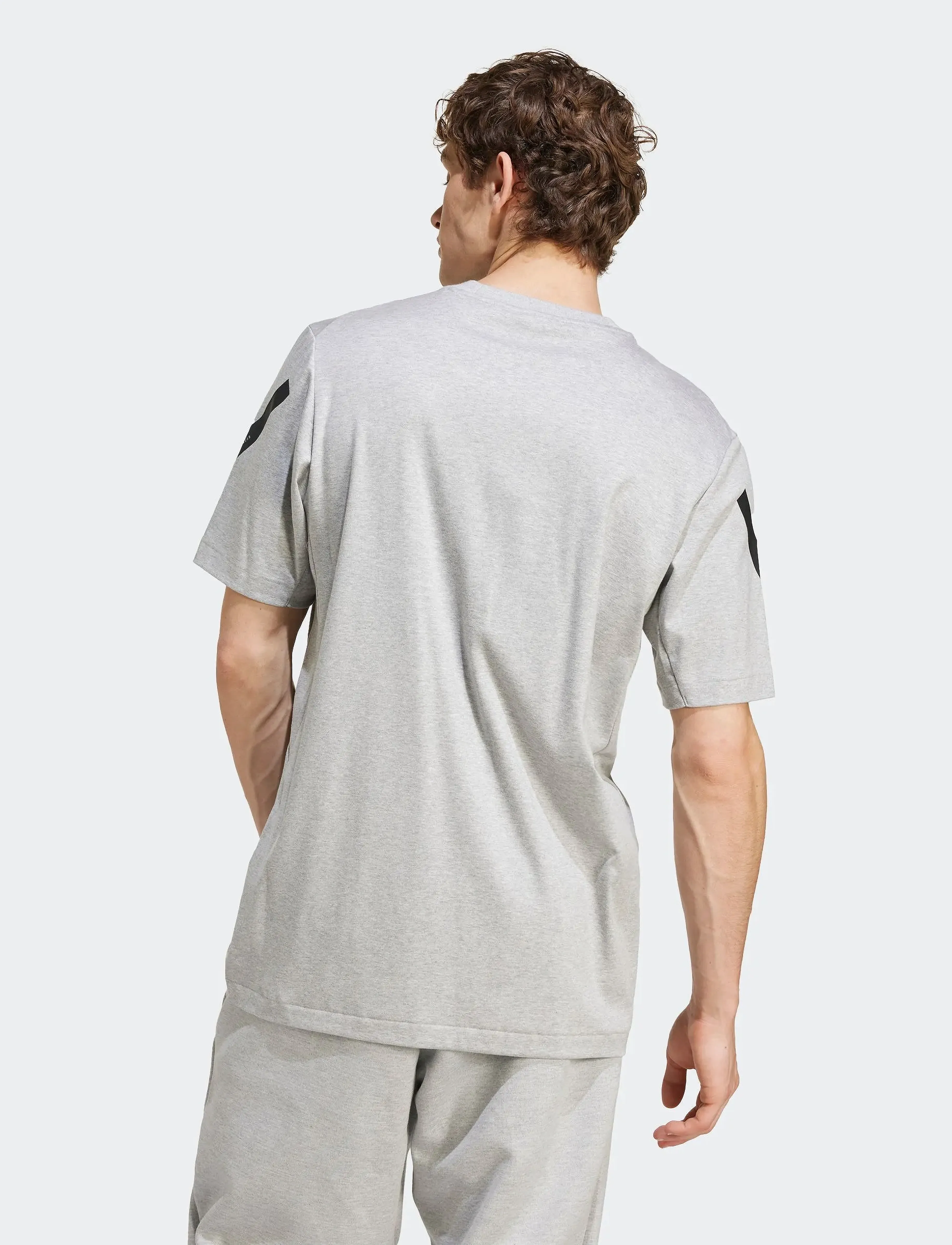 adidas Sportswear - M Z.N.E. TEE - oberteile & t-shirts - mgreyh - 3