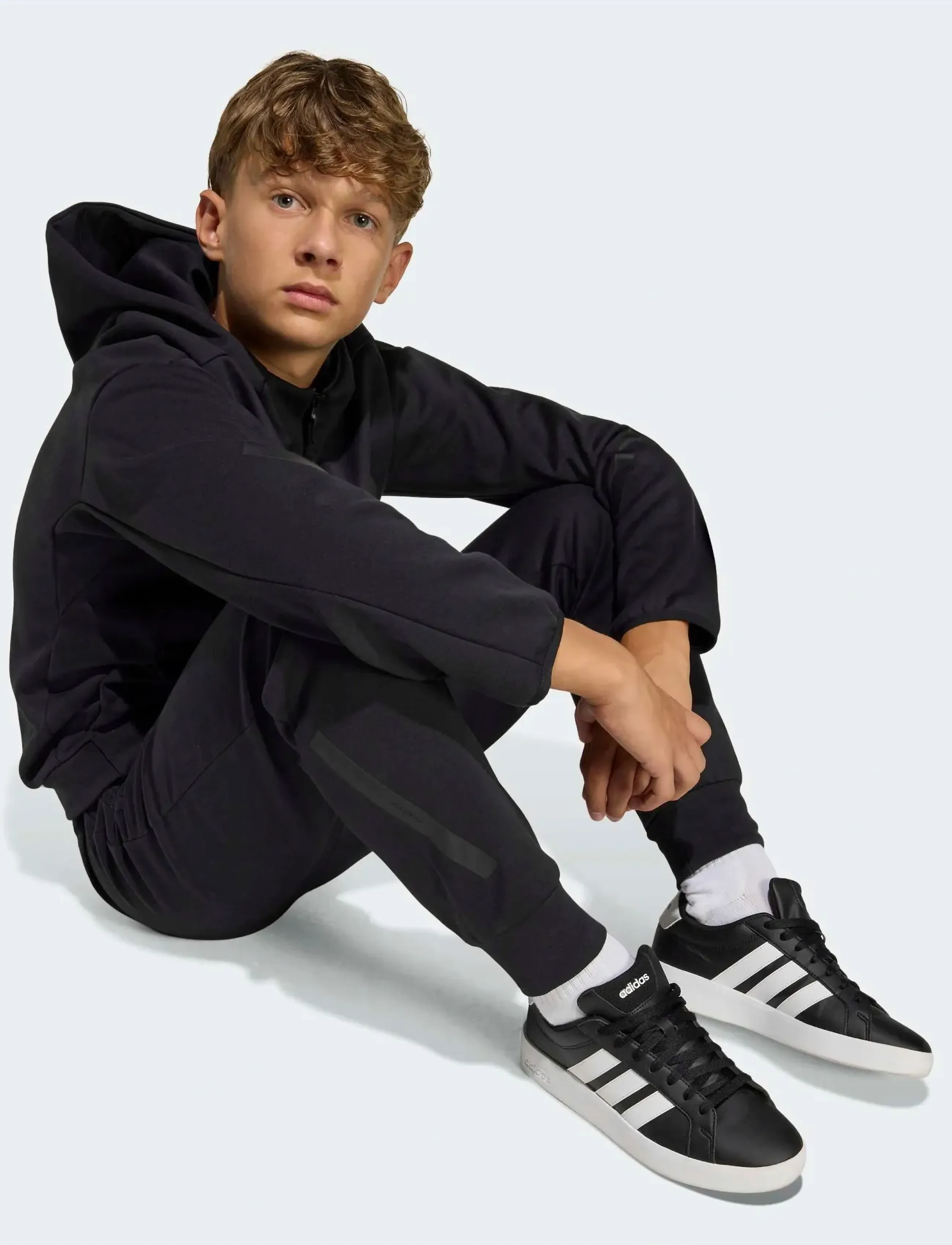 adidas Sportswear J Z.N.E. PT - Broeken - BLACK/BLACK / black