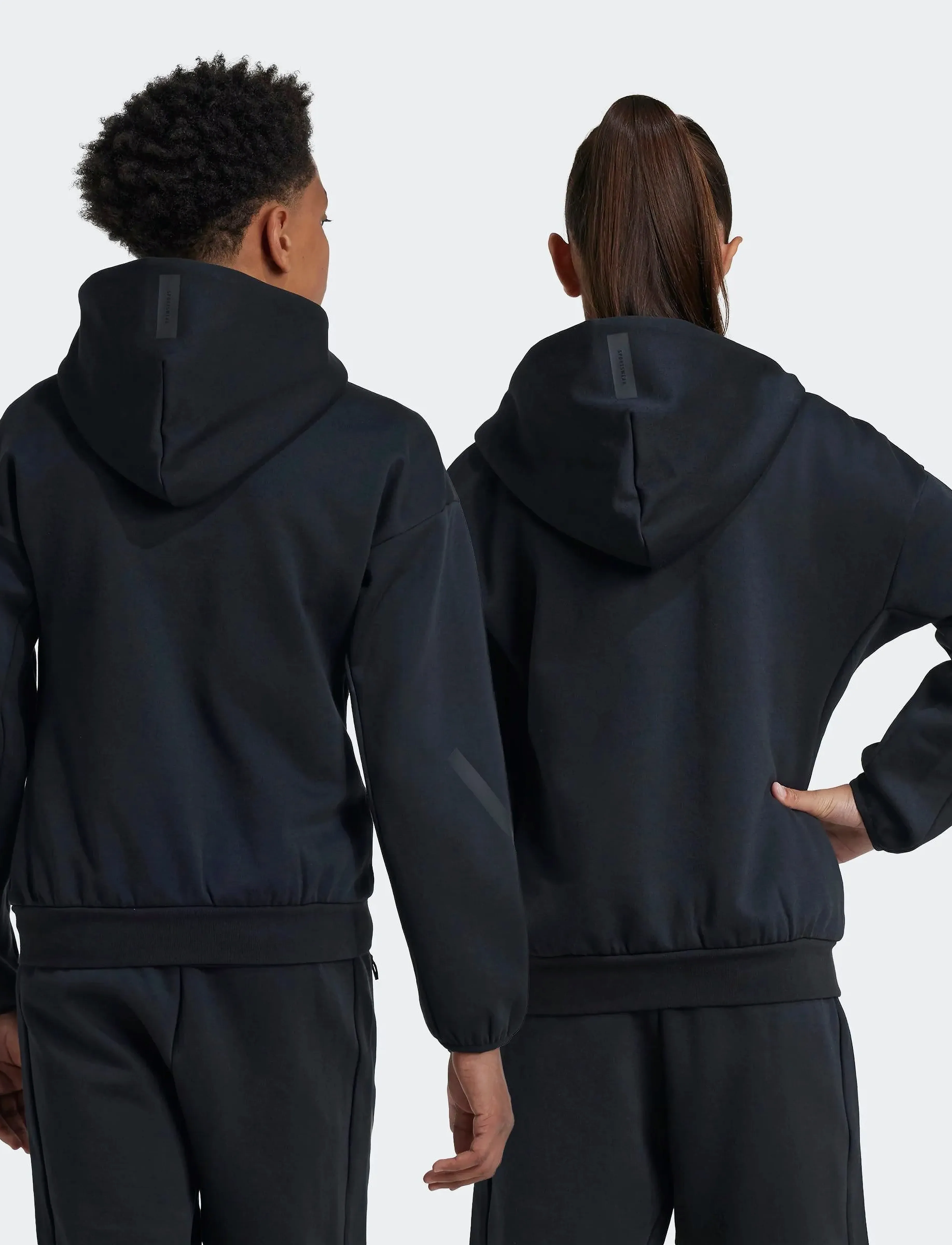 adidas Sportswear - J Z.N.E.FZ - hættetrøjer - black/black - 5