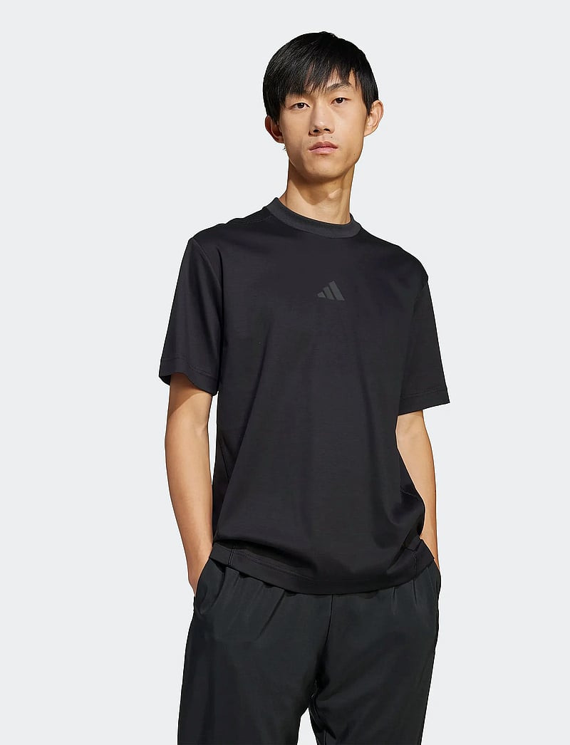adidas Sportswear - M CE TEE UPF - t-shirts - black - 4