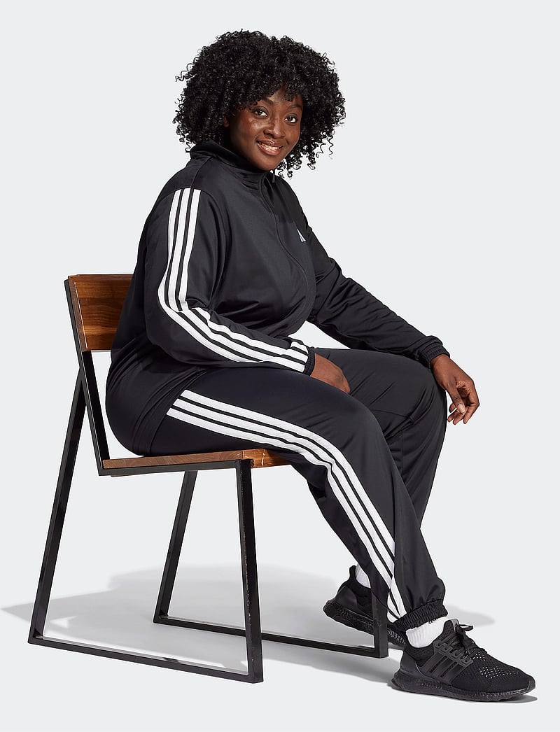 adidas Sportswear - W 3S TT TRIC - sweatshirts - black/white - 0