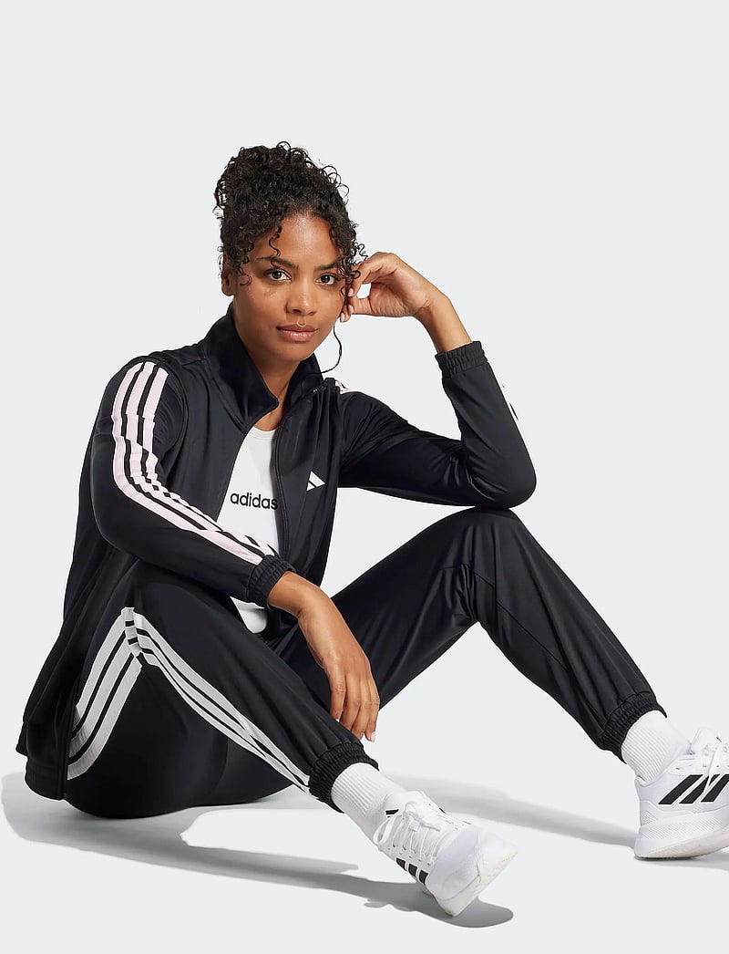 adidas Sportswear - W 3S TP TRIC - treniņbikses - black/white - 0