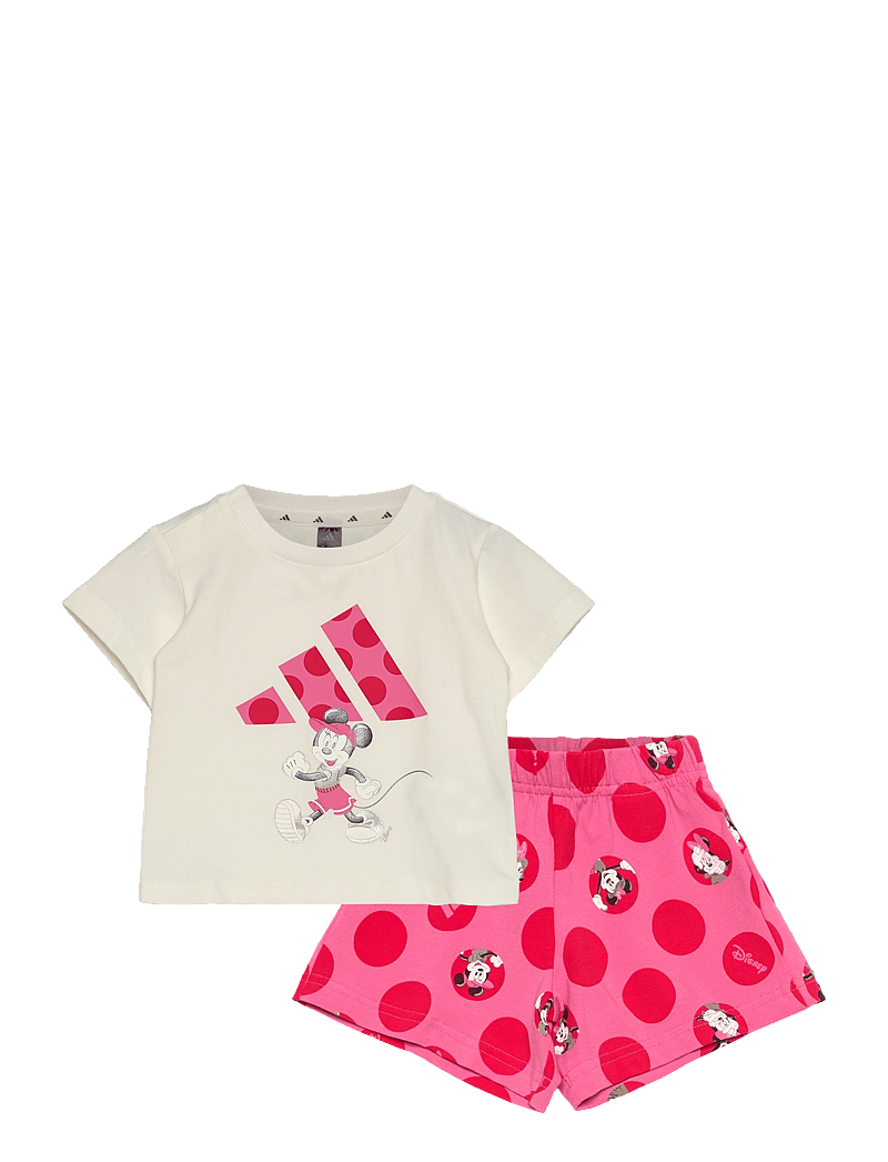 adidas Sportswear - I DY MI T SET - divdaļīgi komplekti - owhite/pnkfus/purrub - 0