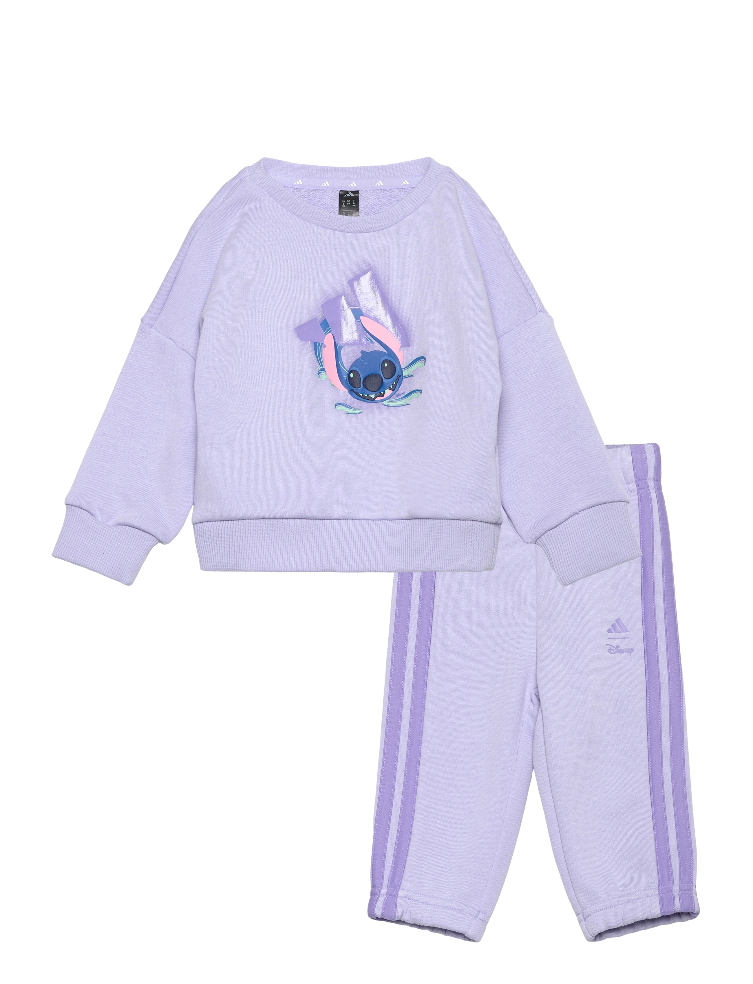 adidas Sportswear I DY LS JOG - Tracksuits - VIOTON/LPURPL / white