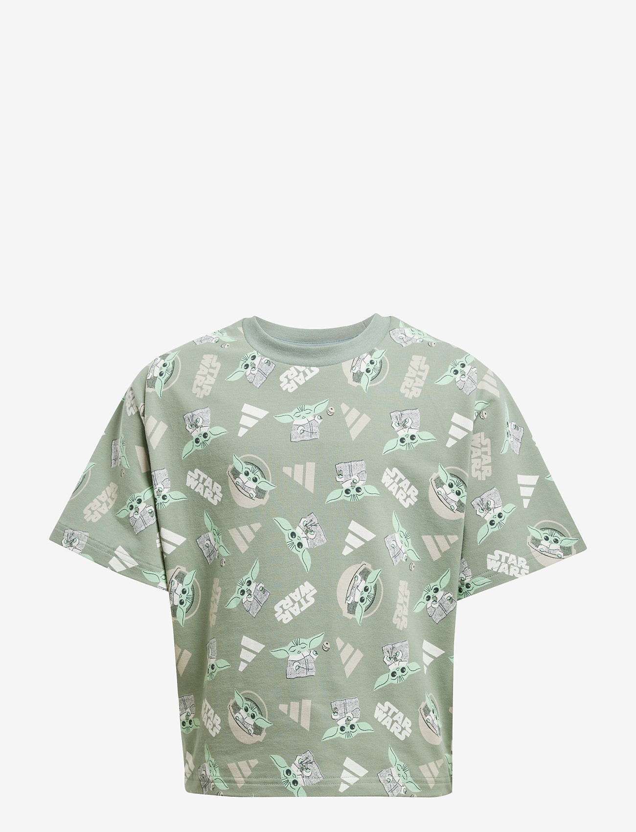 adidas Sportswear - LK SW MNDO T - kortærmede t-shirts - silgrn/multco - 1