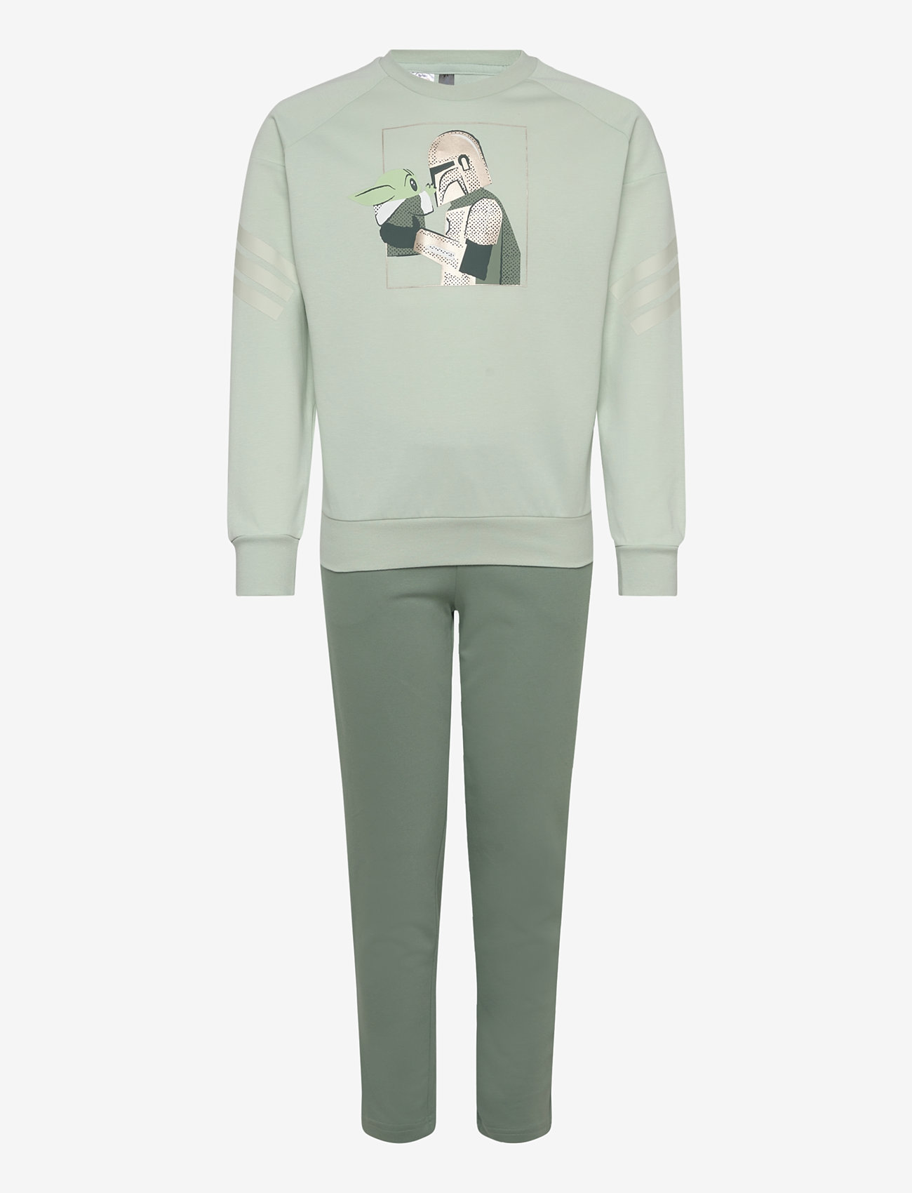 adidas Sportswear - LK SW MNDO JOG - 2-delat set - lingrn/cybemt - 1