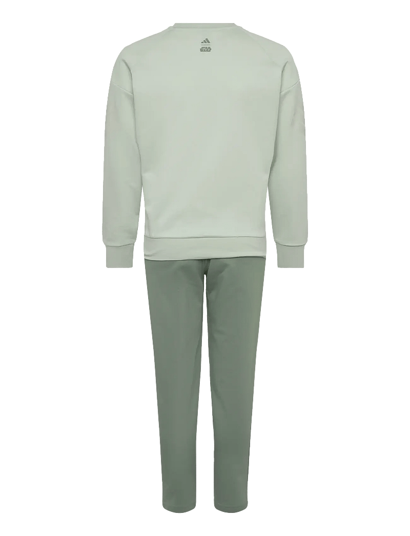 adidas Sportswear - LK SW MNDO JOG - 2-osalised komplektid - lingrn/cybemt - 2