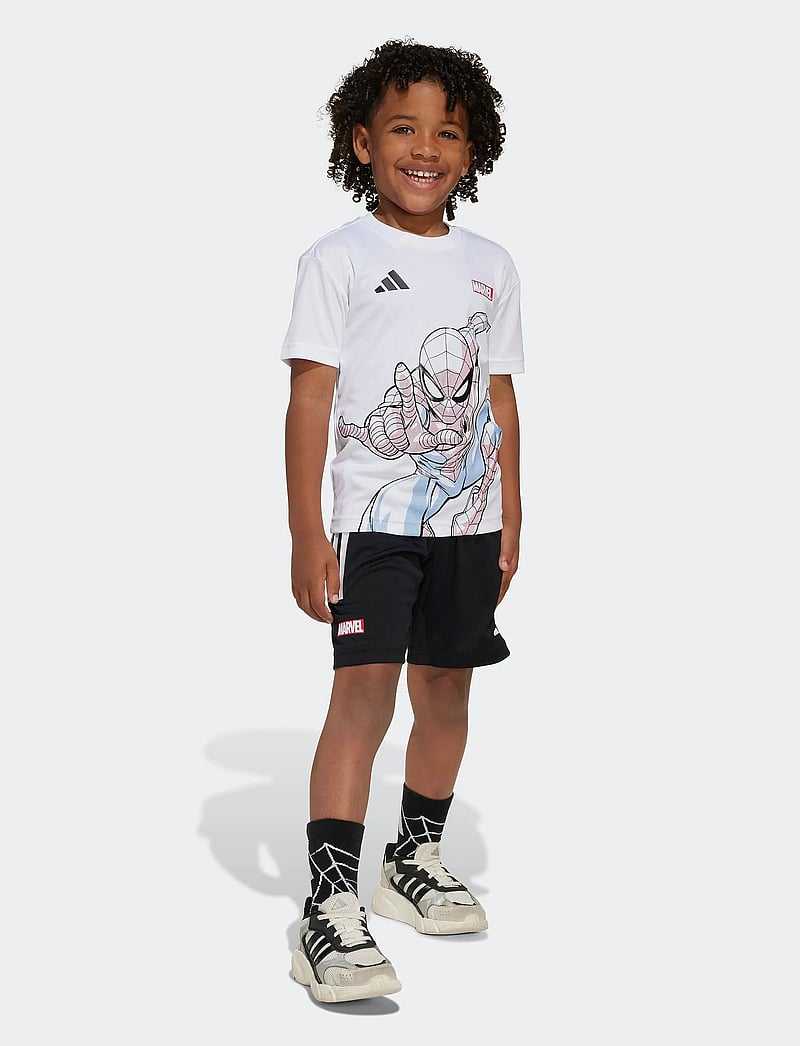 adidas Sportswear - LK MRVL SM TSET - divdaļīgi komplekti - white/black - 0