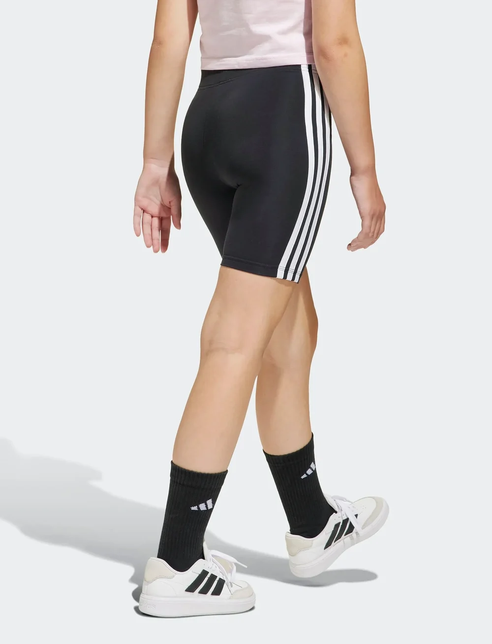 adidas Sportswear - JG 3S SH LEG - cycling shorts - black/white - 5