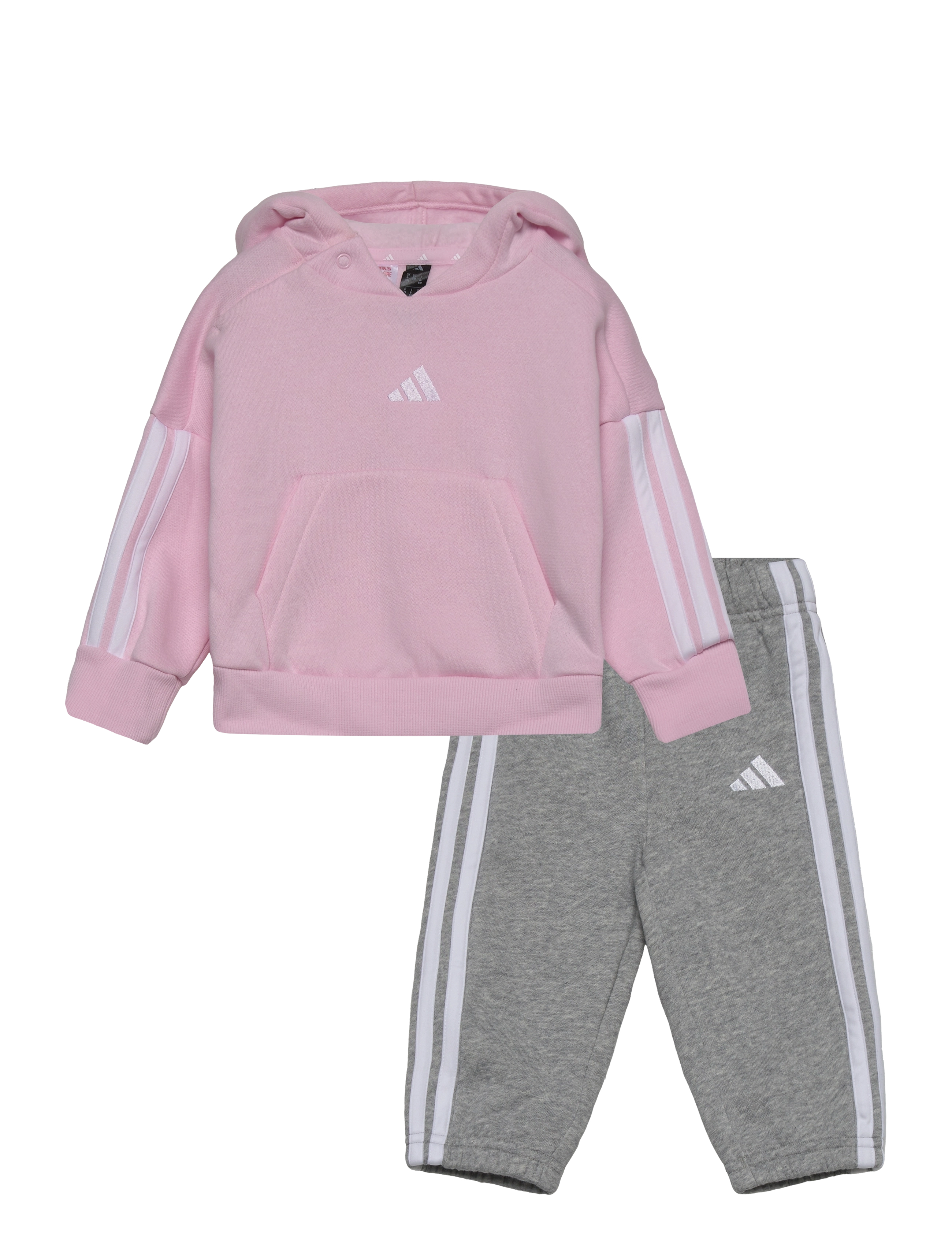 adidas Sportswear I 3S FL HD JOG - Clothing - CLEPNK/WHITE / pink/rose