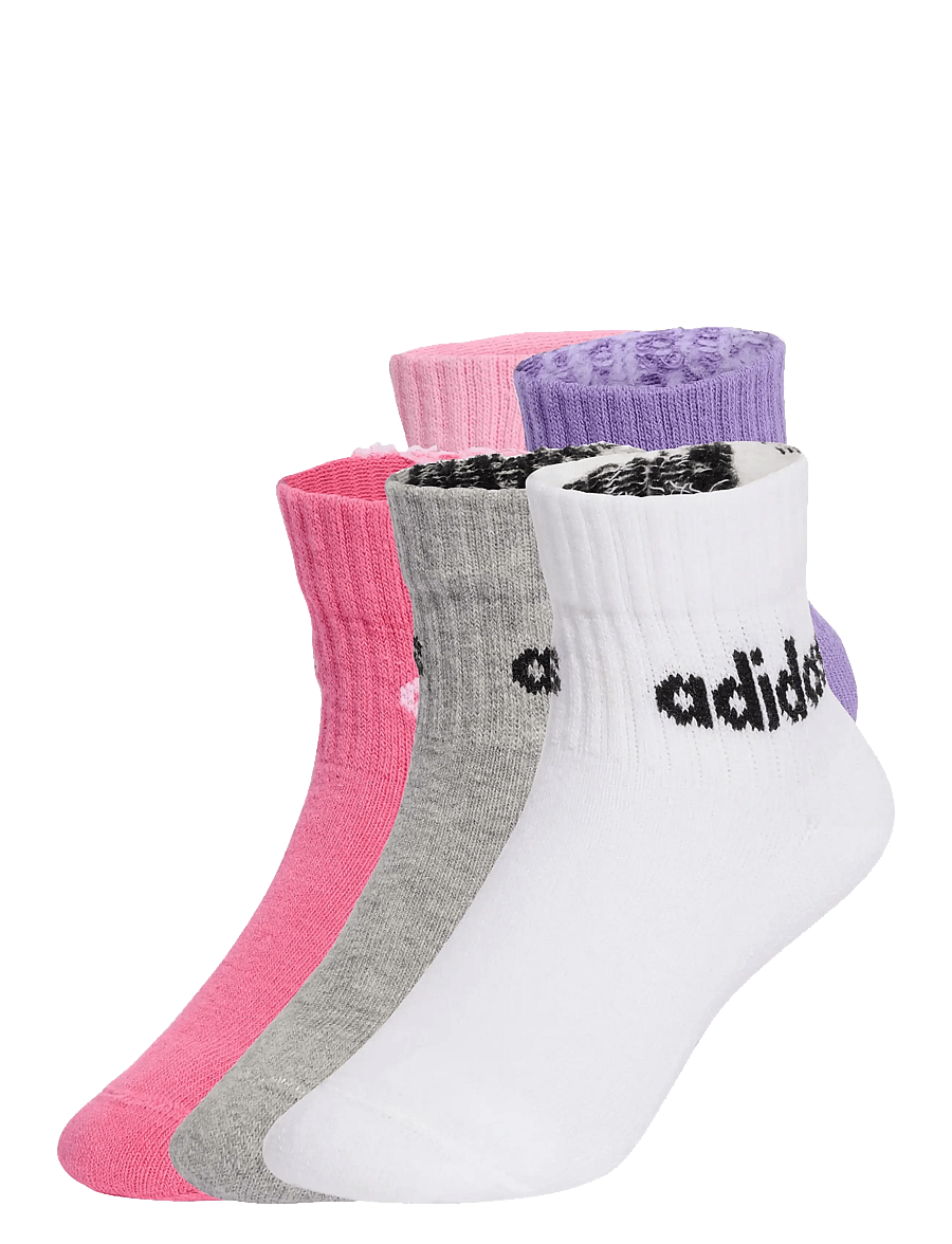 adidas Sportswear - KIDS LIN ANK 5P - strümpfe - trupnk/pnkfus/viofus/ - 0