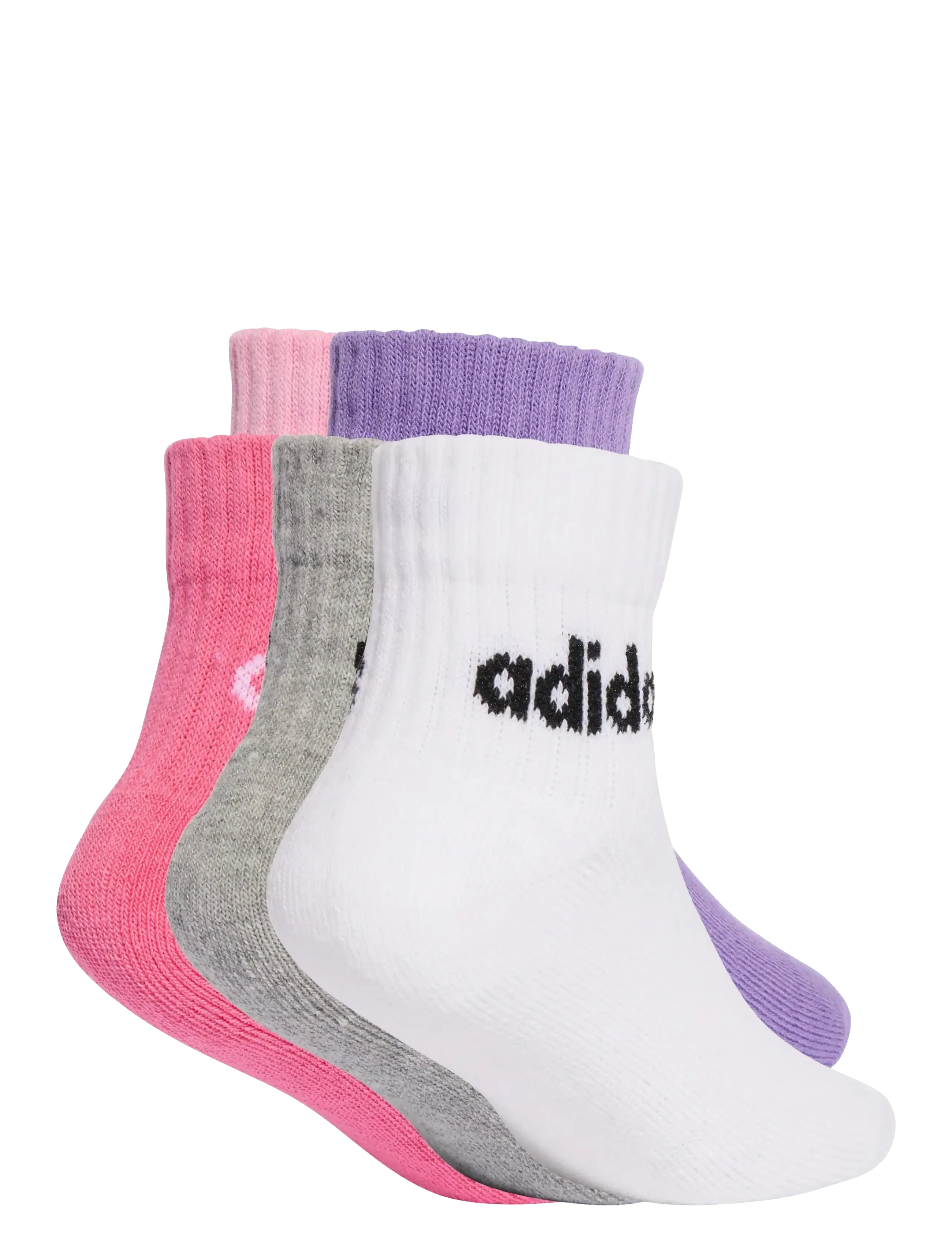 adidas Sportswear - KIDS LIN ANK 5P - strømper - trupnk/pnkfus/viofus/ - 1