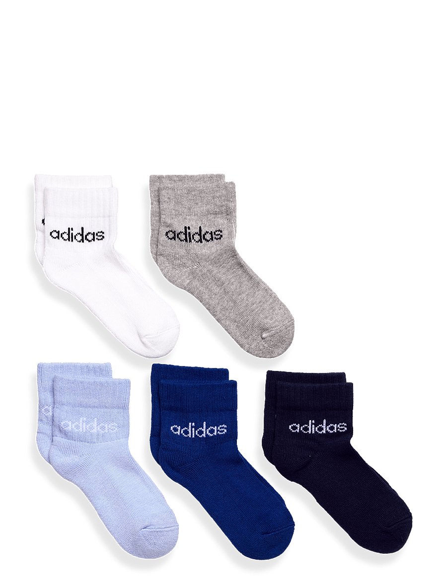 adidas Sportswear - KIDS LIN ANK 5P - strümpfe - dkblue/royblu/globlu/ - 0