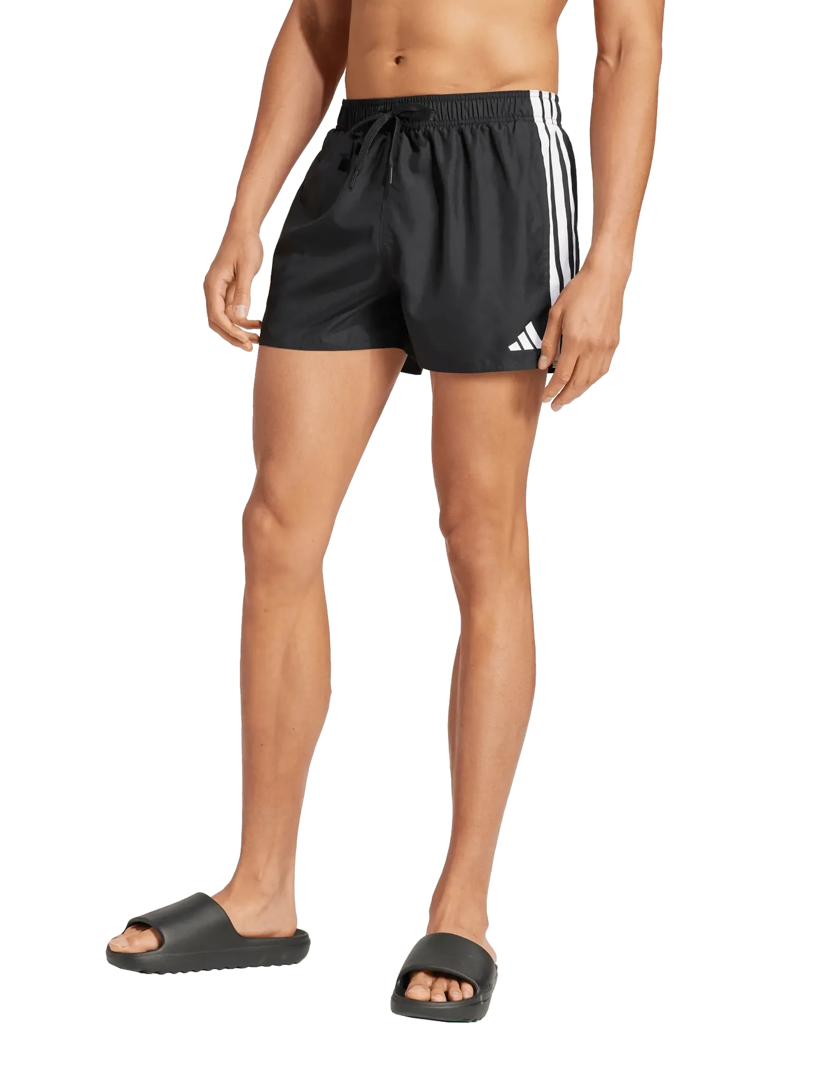 adidas Sportswear - 3S BLD SH 3IN - swim shorts - black/white - 5