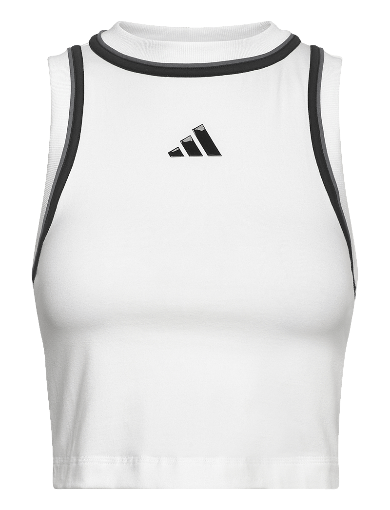 adidas Sportswear - W CB CRO TK - crop tops - white - 1