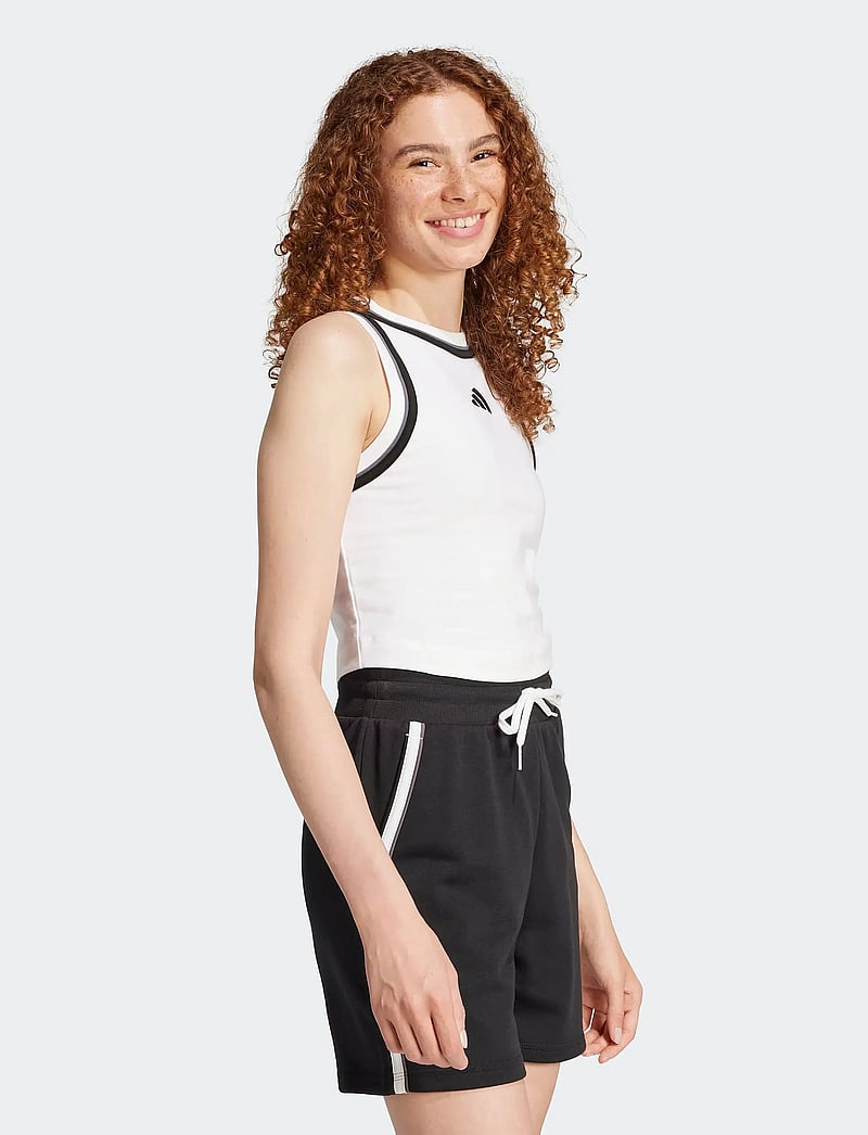 adidas Sportswear - W CB CRO TK - crop tops - white - 4
