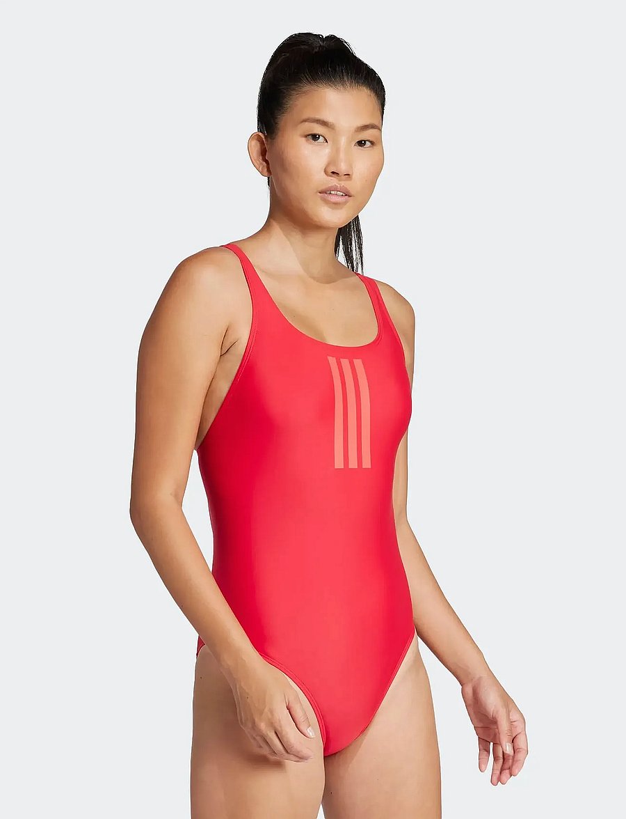 adidas Sportswear - 3S MID SUIT - sport-bademode - purrub/lucred - 3