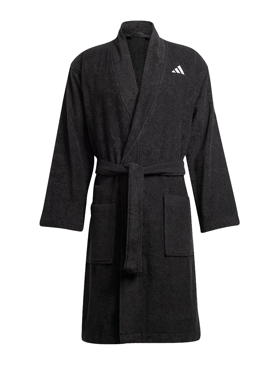 adidas Sportswear - BATHROBE - käterätikud - black - 1