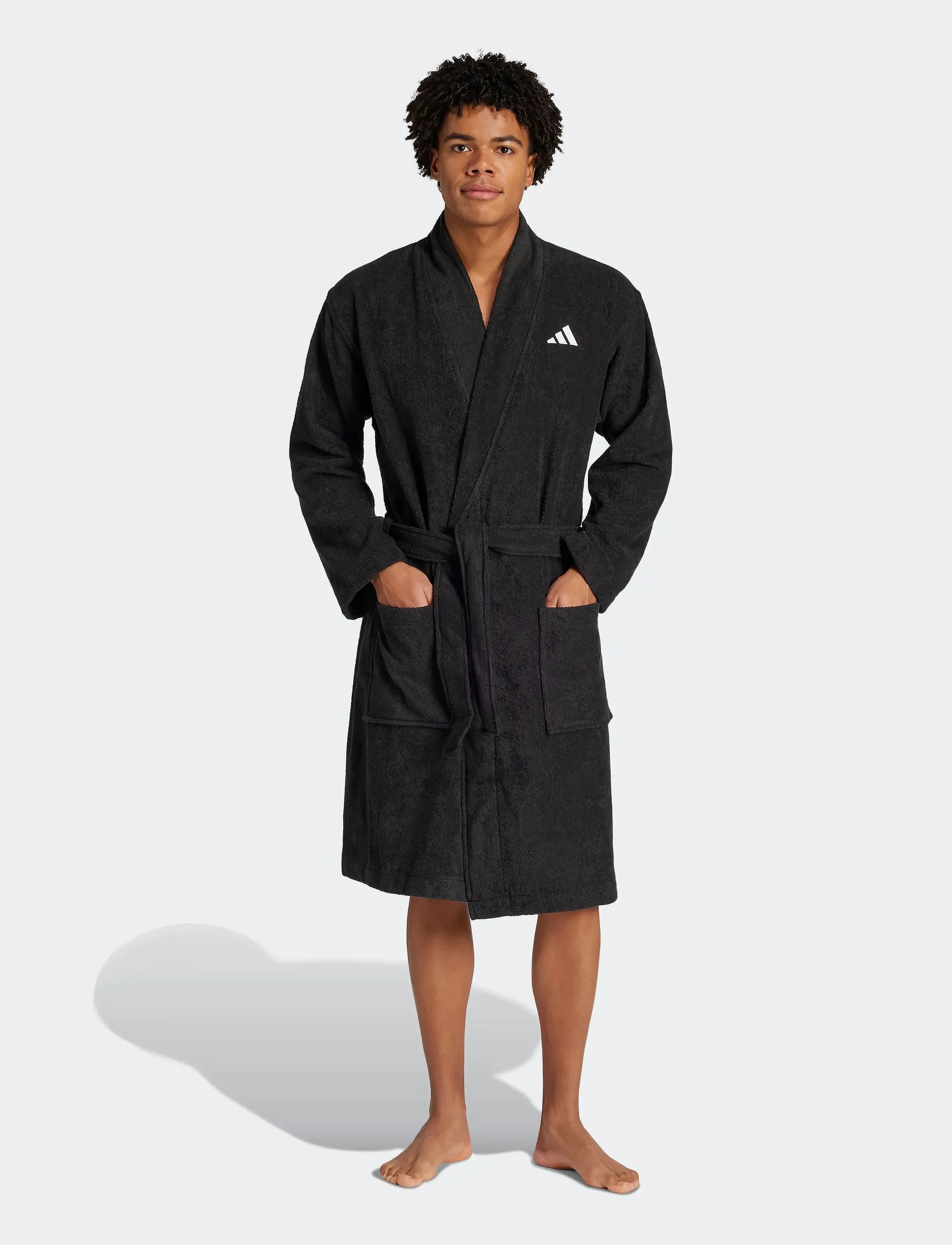 adidas Sportswear Bathrobe, Mænd, Badekåbe, Sort, Str: L