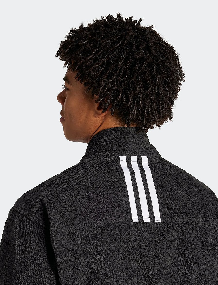 adidas Sportswear - BATHROBE - käterätikud - black - 3