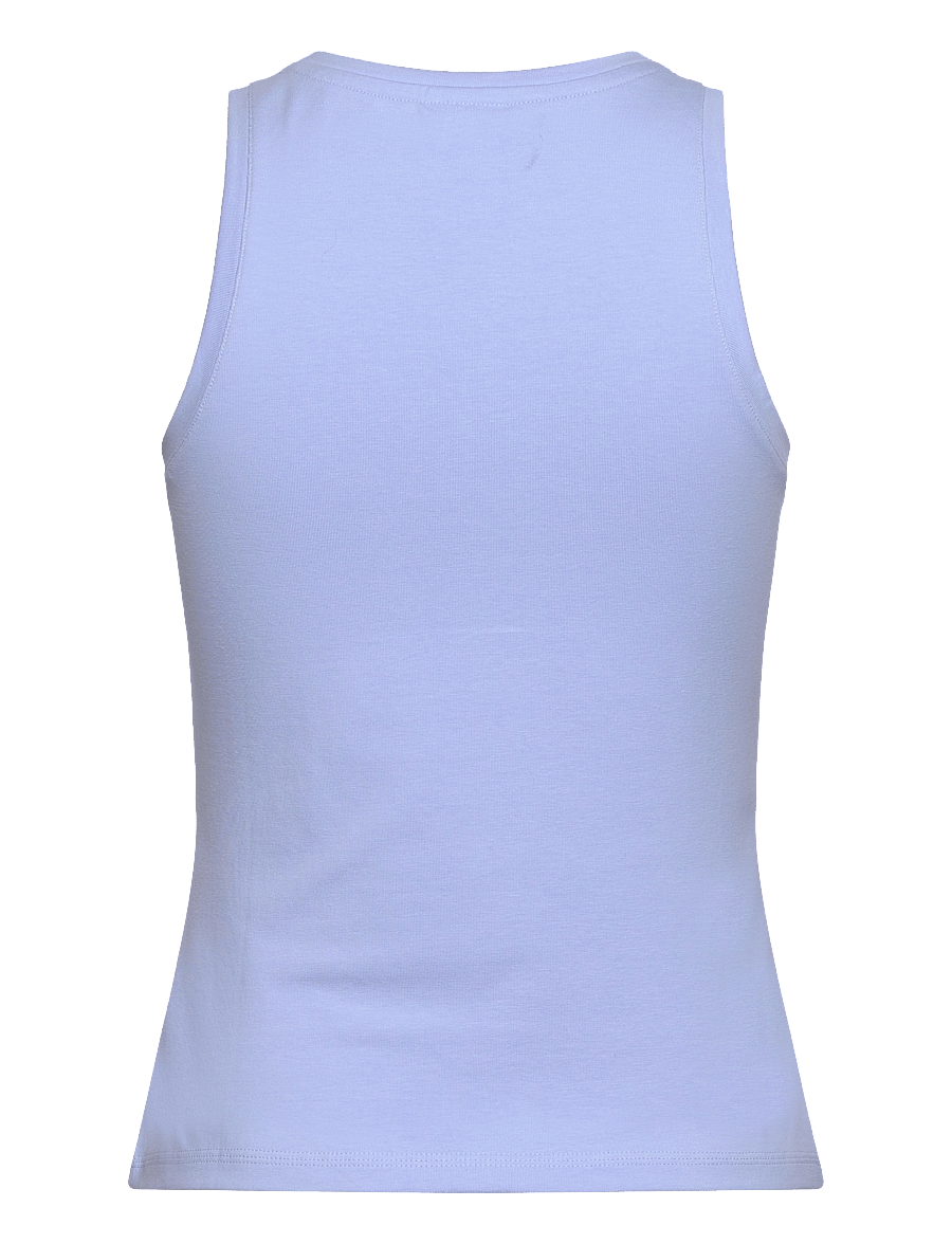 adidas Sportswear - W LIN SJ TK - tank tops - globlu/white - 2