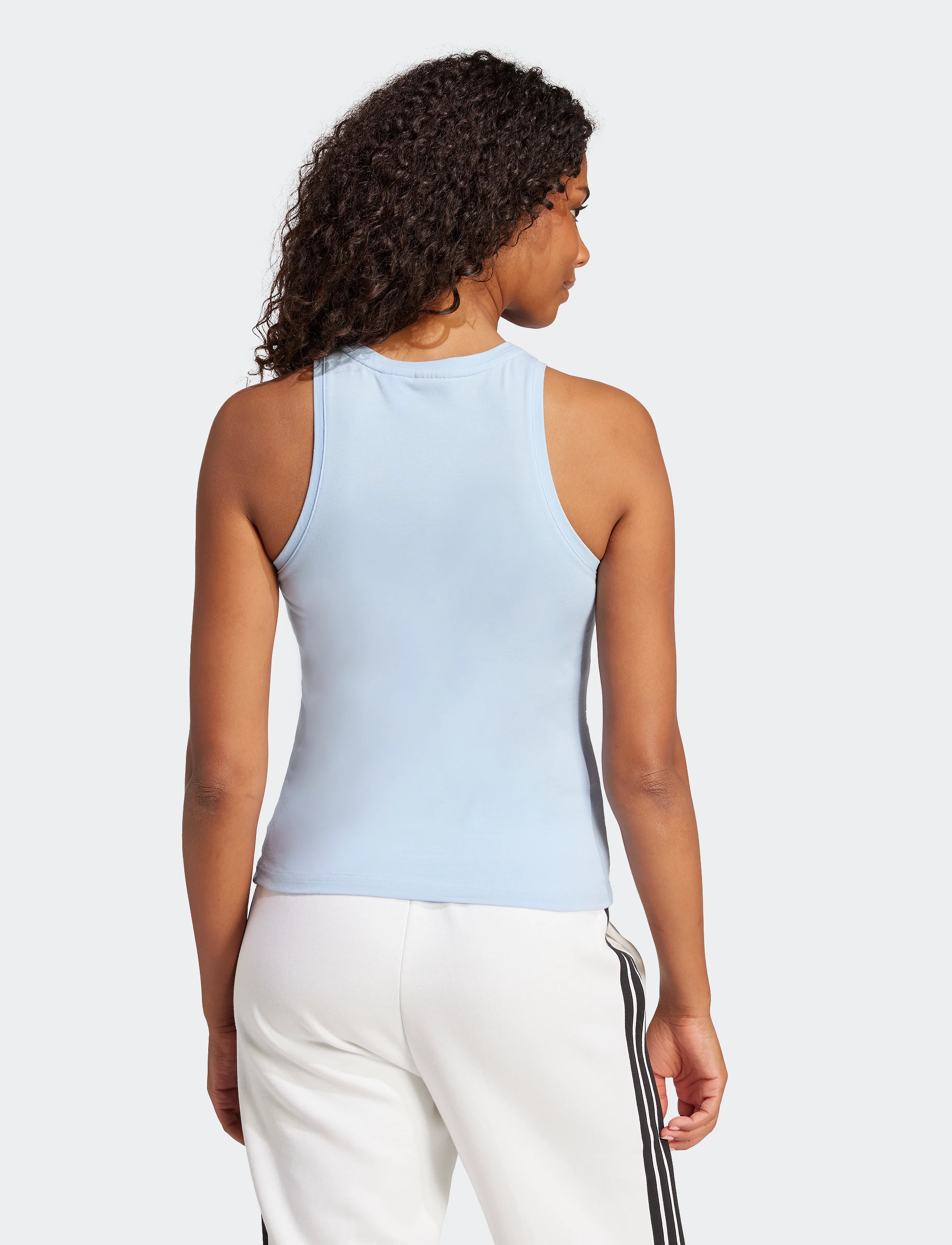 adidas Sportswear - W LIN SJ TK - débardeurs - globlu/white - 3