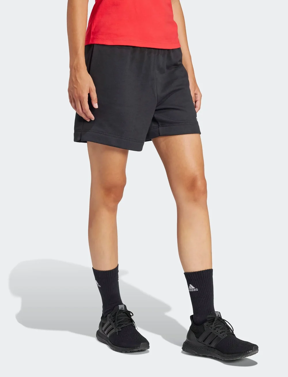 adidas Sportswear - W LIN FT SHO - underdele - black/white - 0